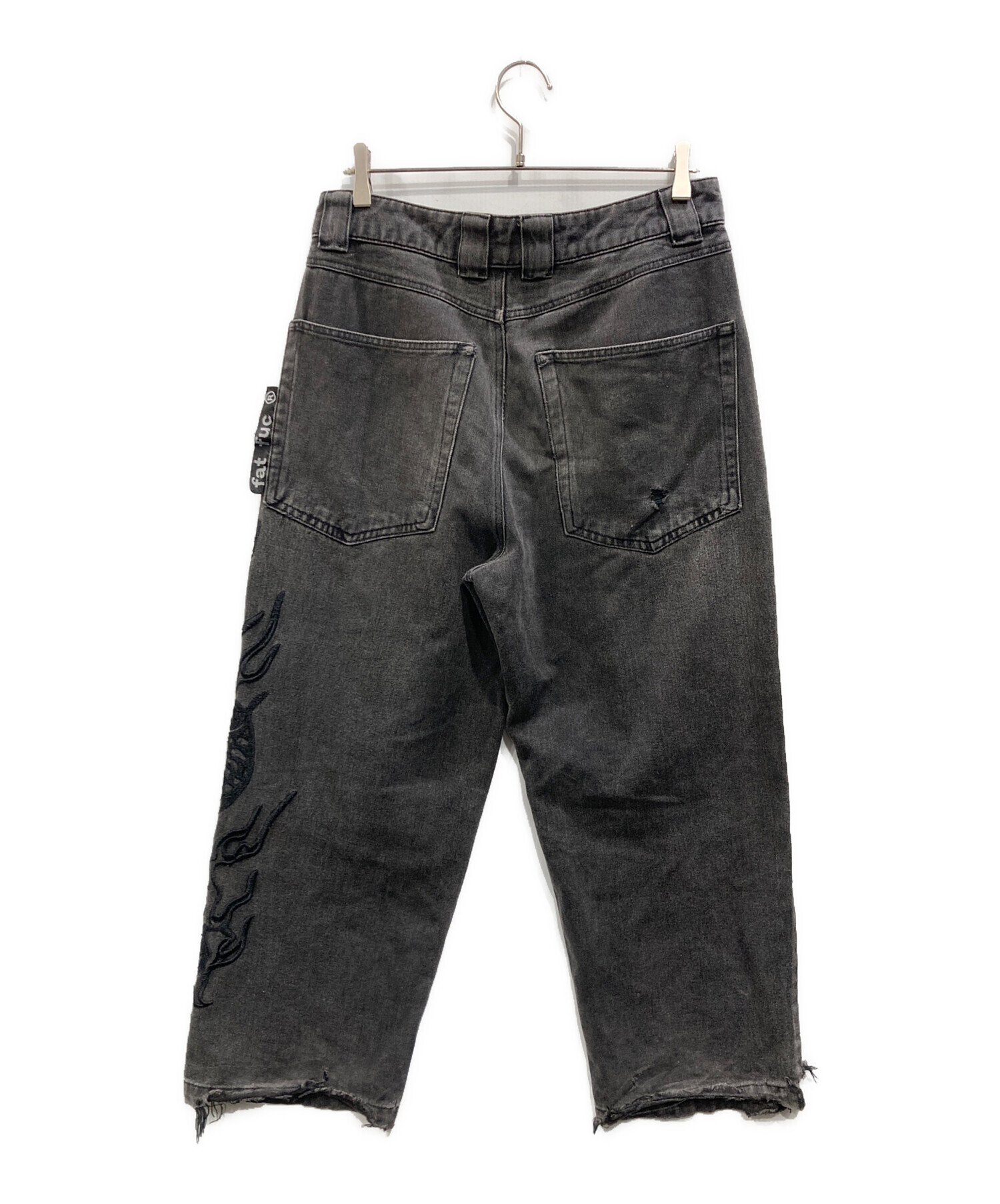 中古・古着通販】FUC (ファックアップコー) FF DRAGON JEANS ブラック 