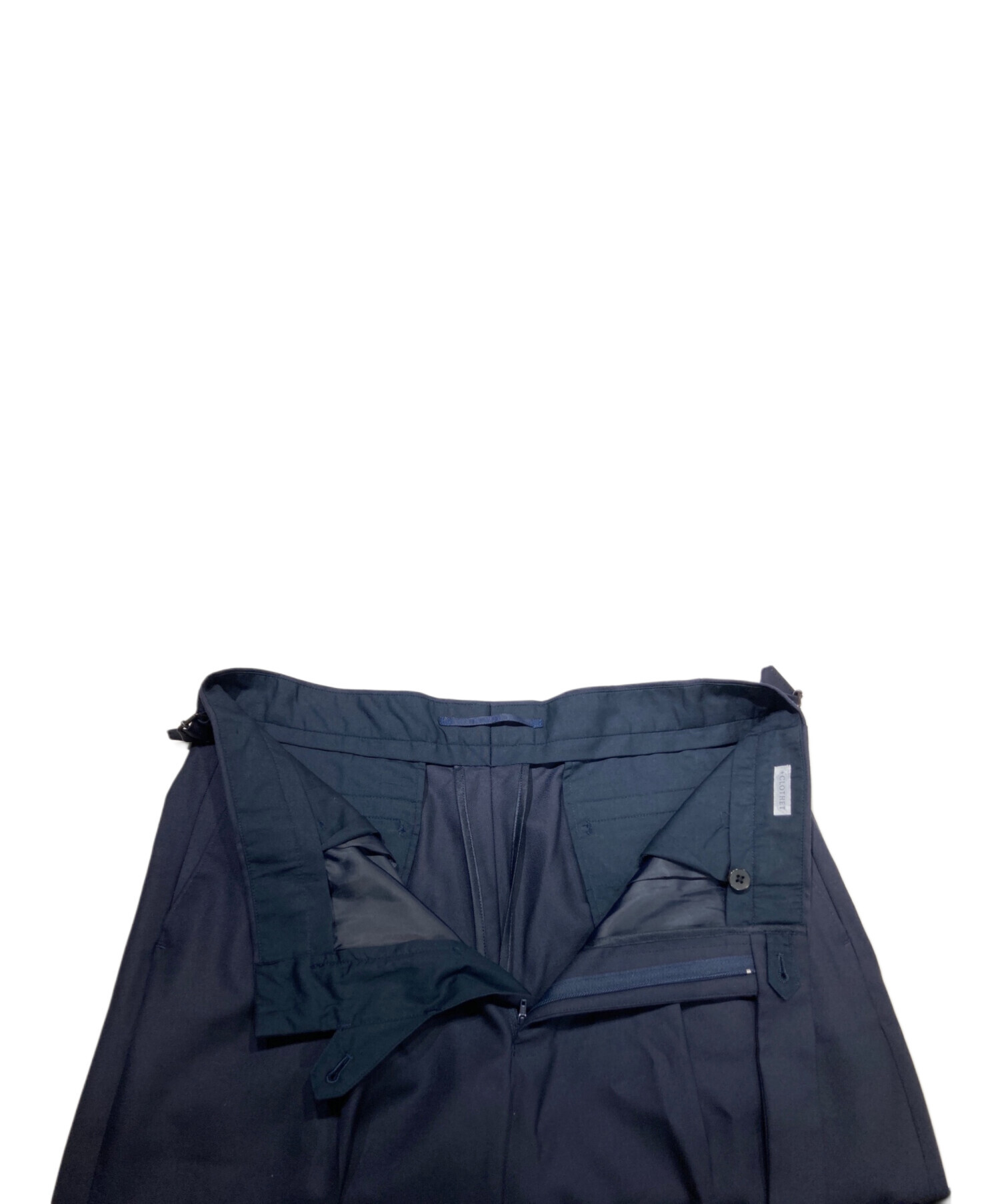 中古・古着通販】+CLOTHET (クロスクローゼット) Twill Two Pleats