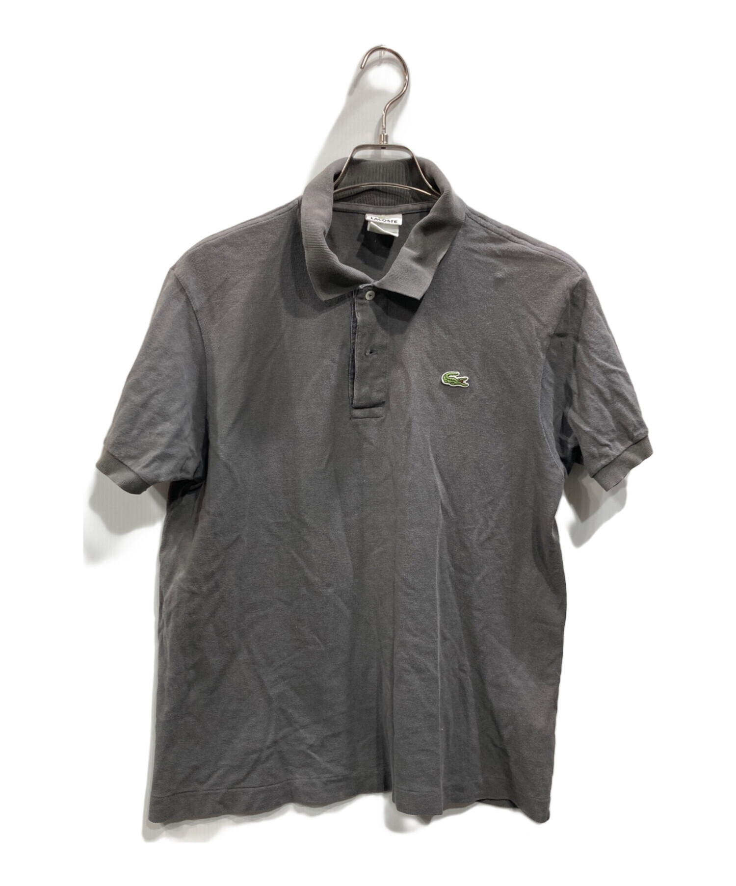 中古・古着通販】LACOSTE (ラコステ) ポロシャツ グレー サイズ:6