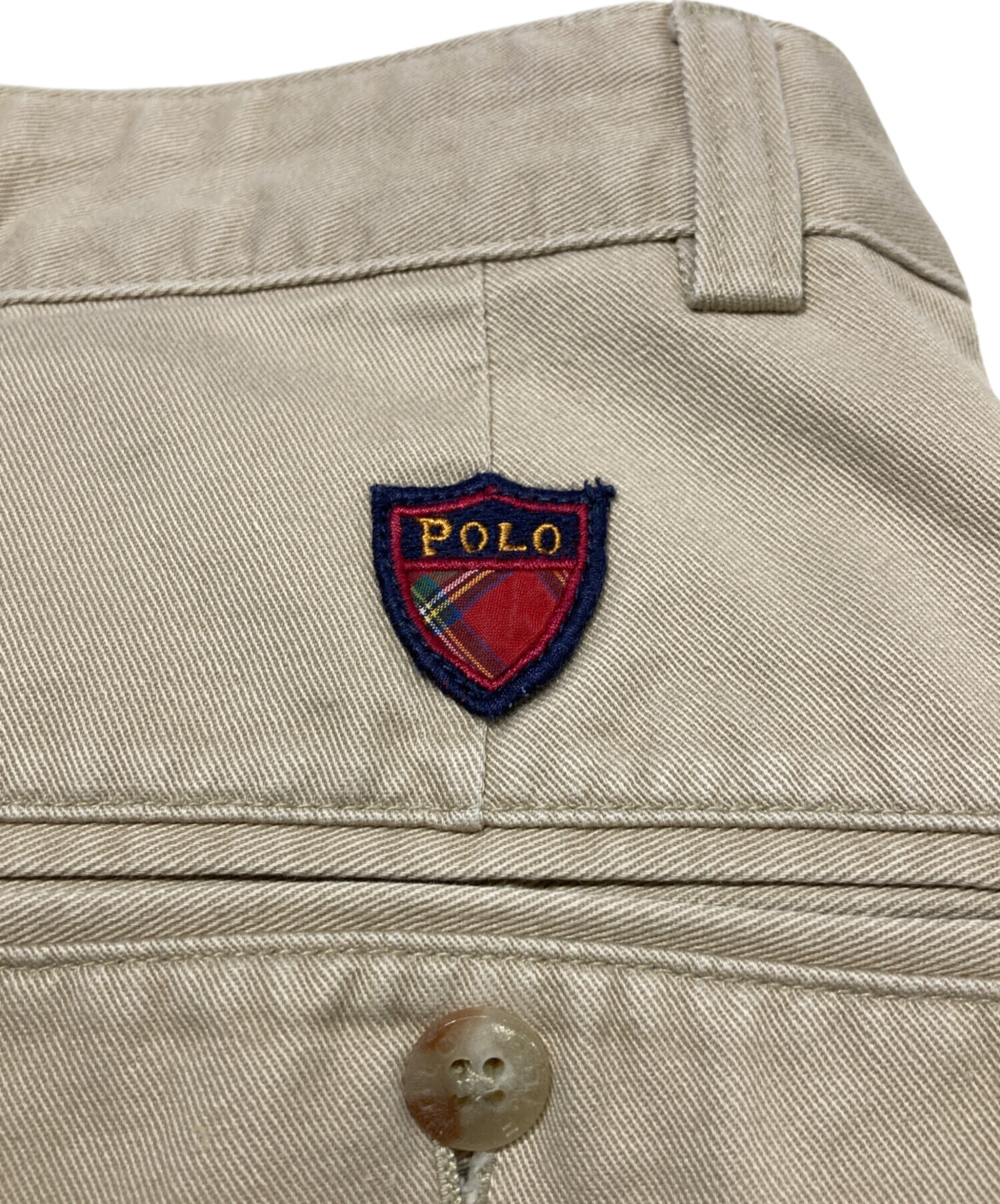 中古・古着通販】POLO GOLF (ポロ ゴルフ) 2タックチノパン ベージュ
