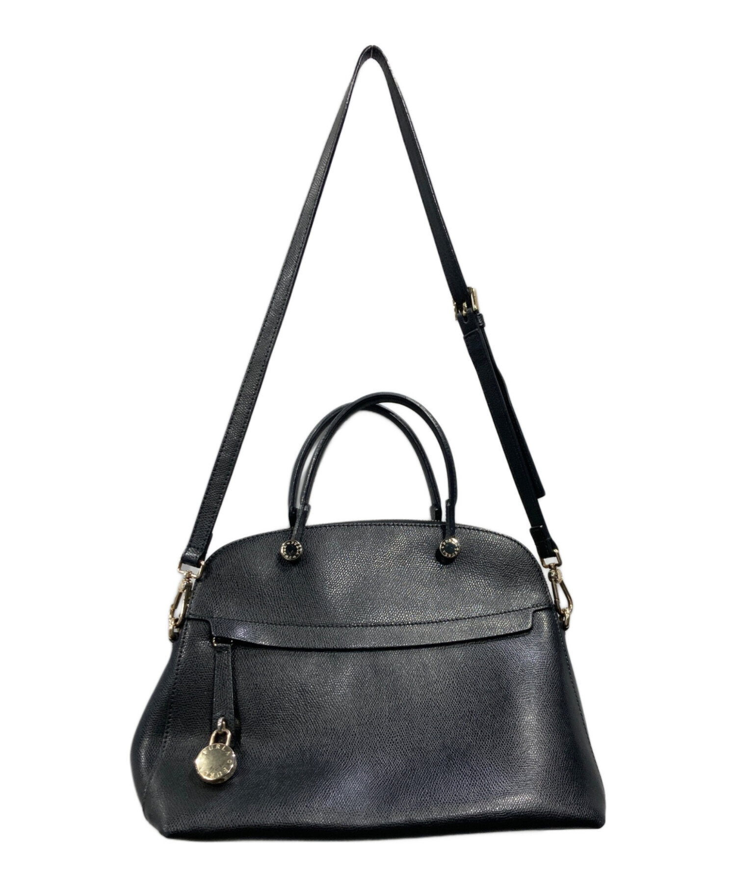 中古・古着通販】FURLA (フルラ) Piper 2WAYバッグ ブラック｜ブランド 