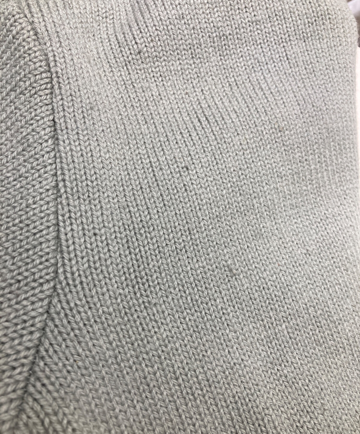 中古・古着通販】MIU MIU (ミュウミュウ) ハーフジップニット グリーン