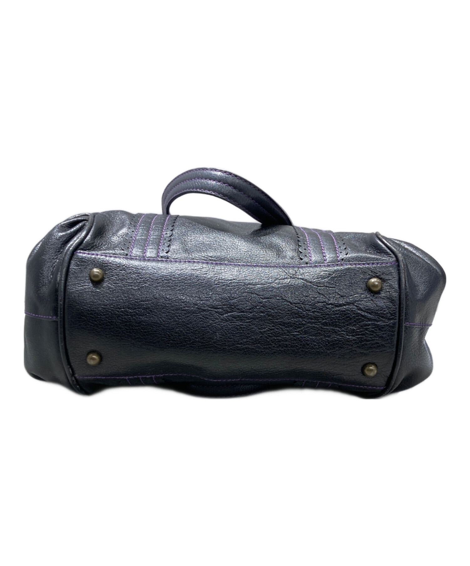 中古・古着通販】ANNA SUI (アナスイ) バタフライチャームレザートート