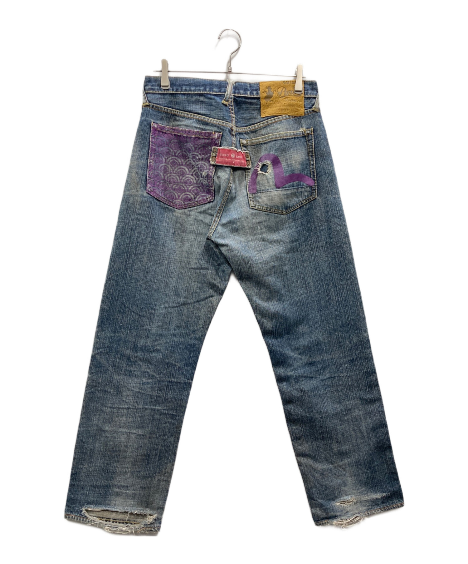 中古・古着通販】EVISU (エヴィス) カモメ×家紋 デニムパンツ