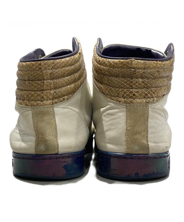 中古・古着通販】GUCCI (グッチ) インターロッキングGパイソンレザー