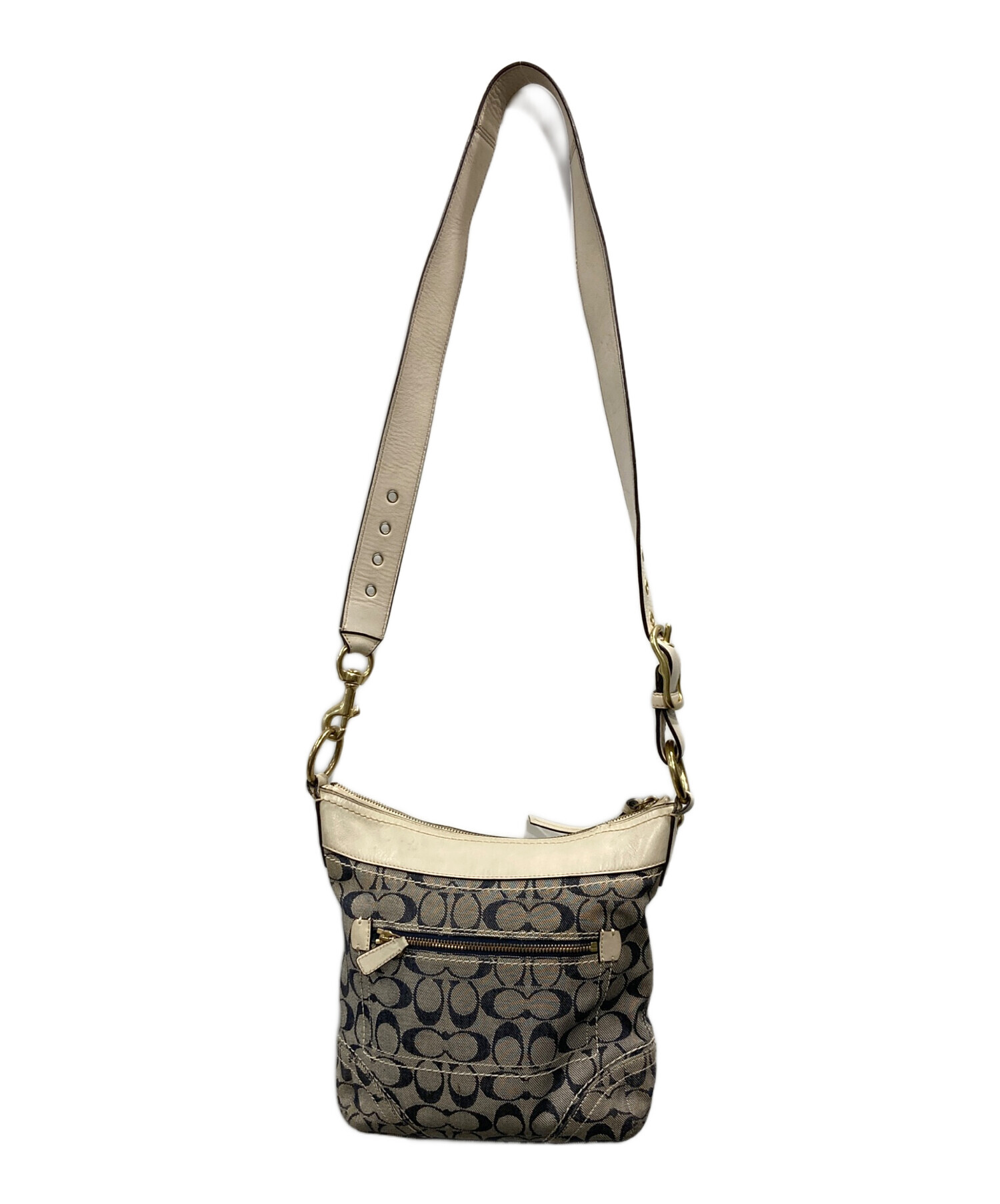 中古・古着通販】COACH (コーチ) シグネチャー ショルダーバッグ 