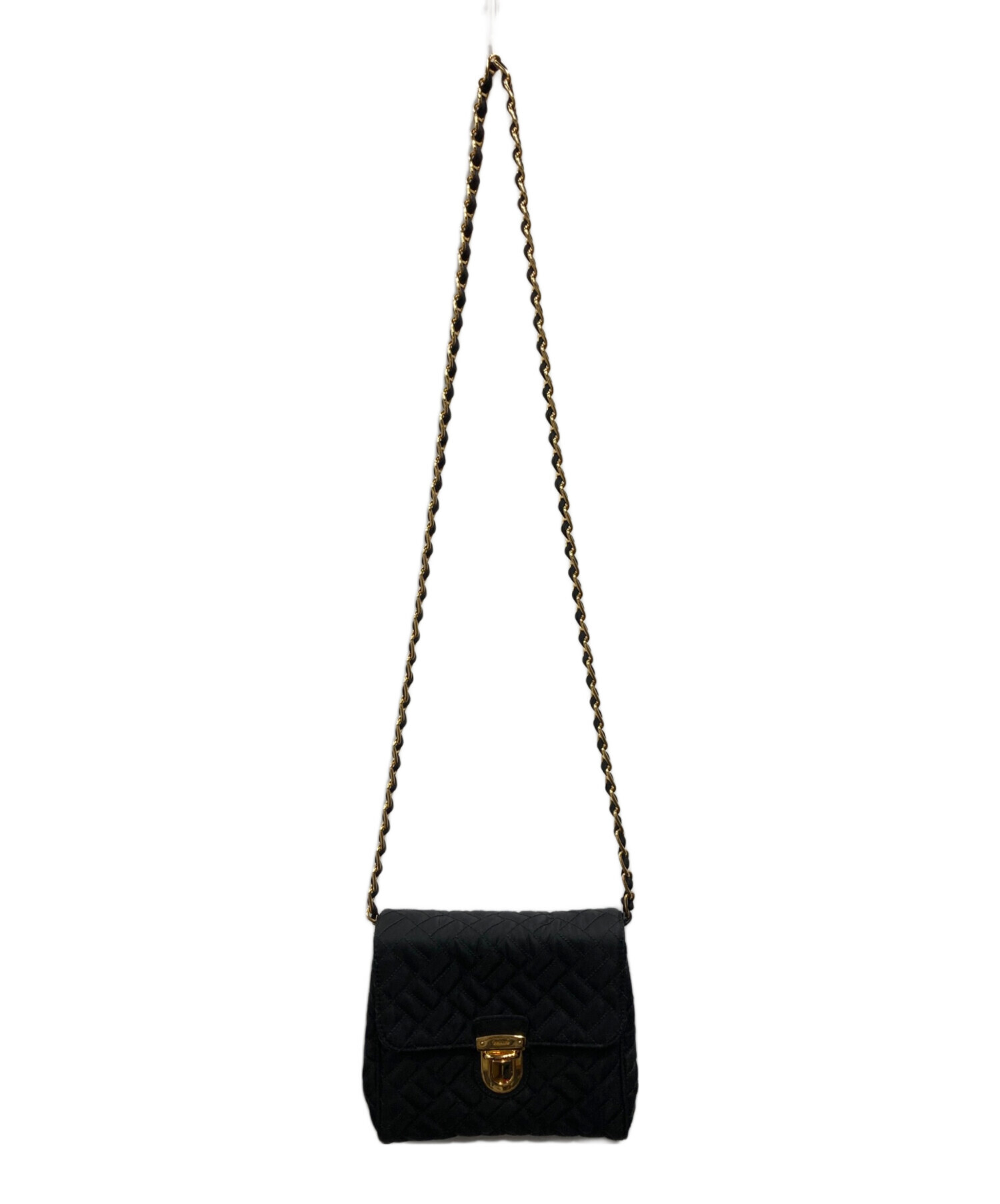 中古・古着通販】PRADA (プラダ) キルティングチェーンショルダー
