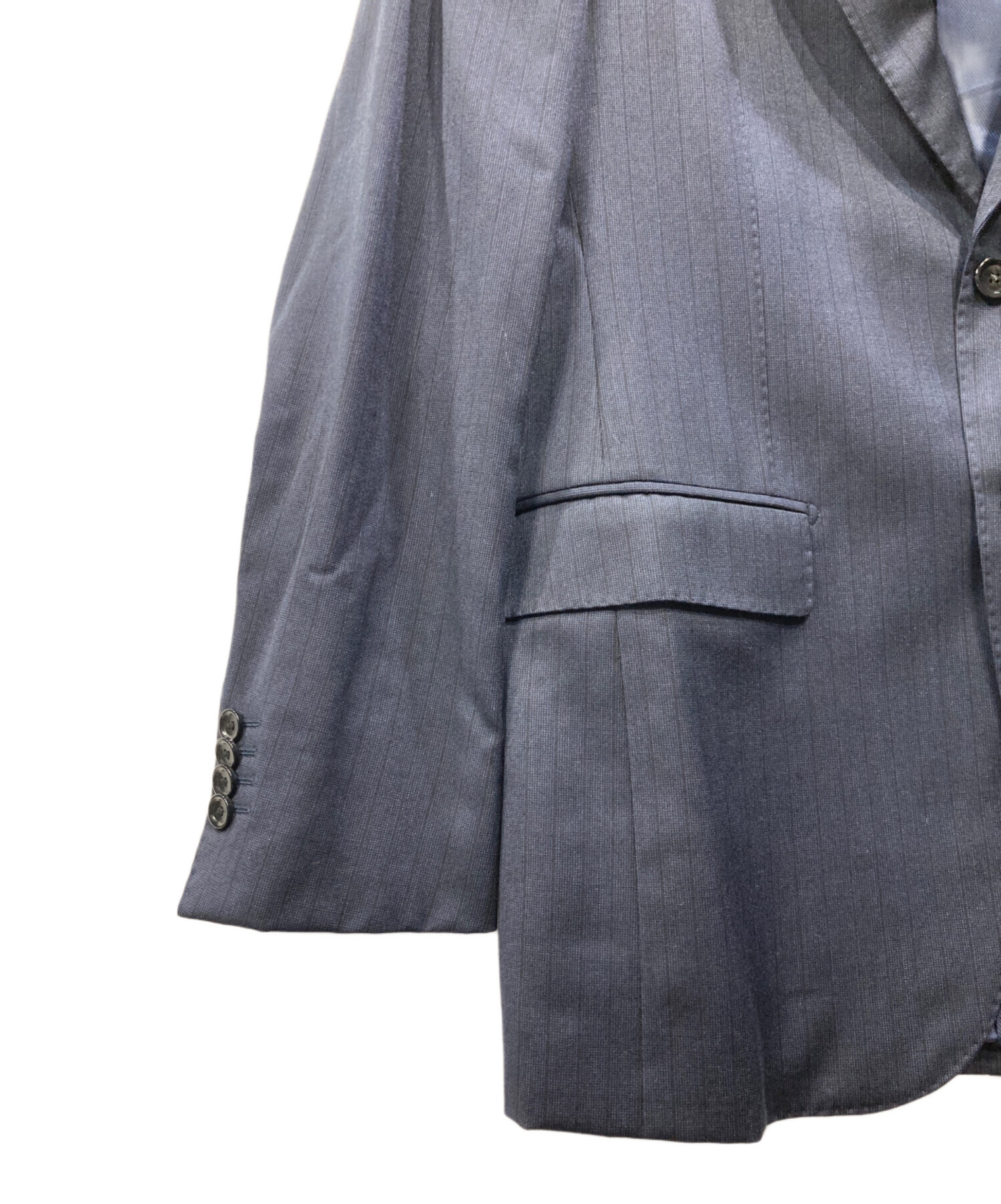 中古・古着通販】BEAMS F (ビームスエフ) シャドーストライプスーツ