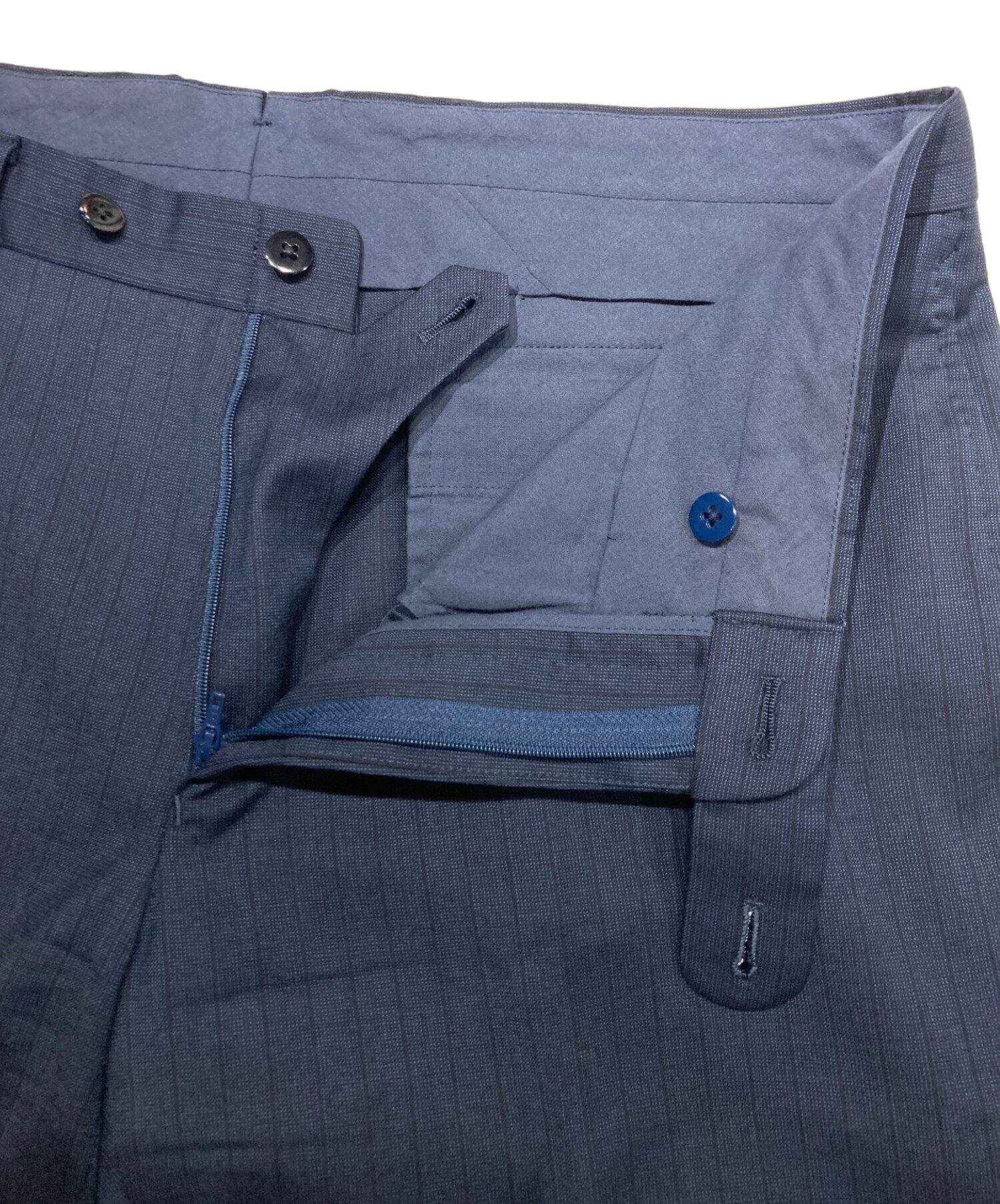 中古・古着通販】BEAMS F (ビームスエフ) シャドーストライプスーツ