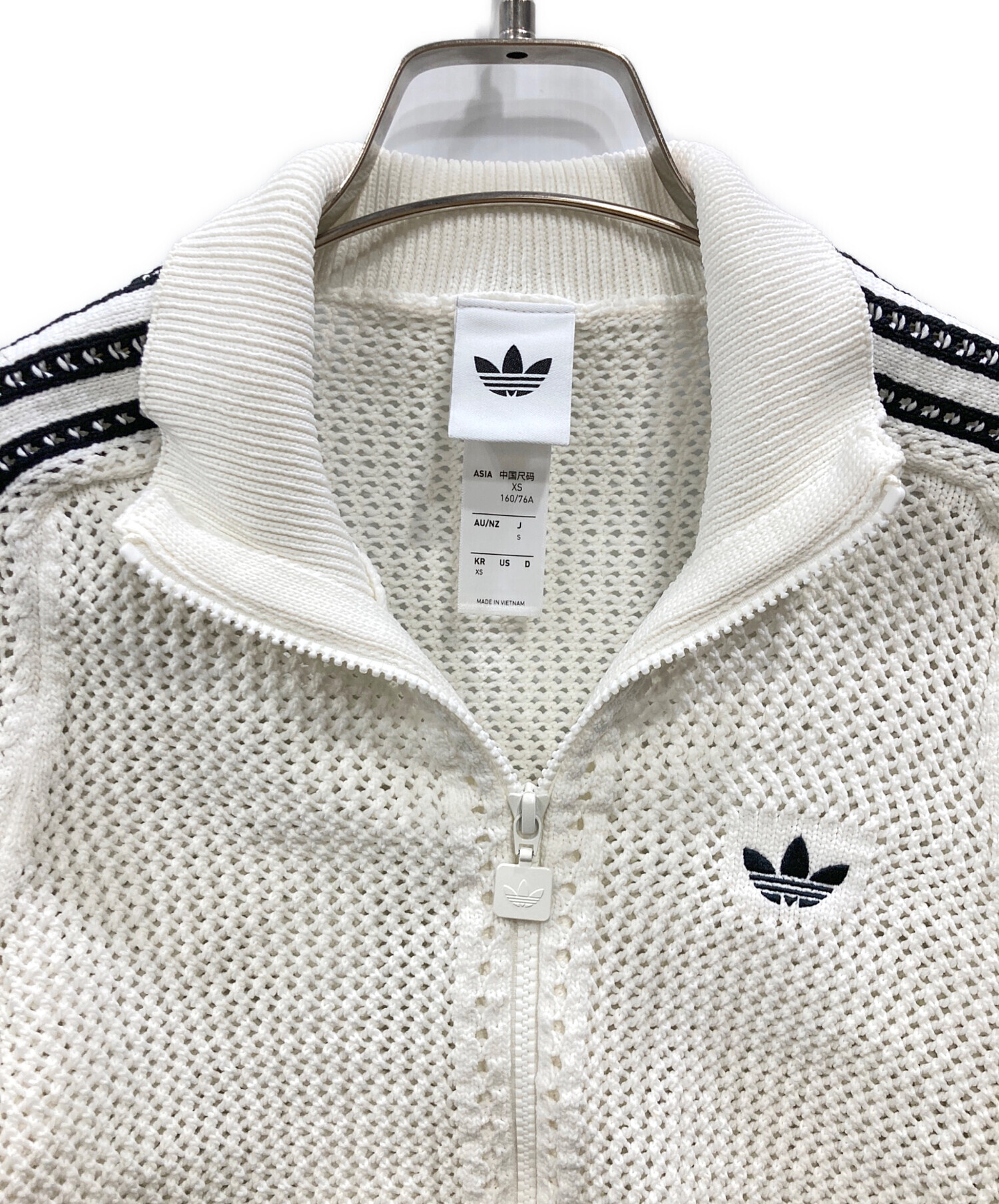 中古・古着通販】adidas (アディダス) ニット クロシェ ファイヤー