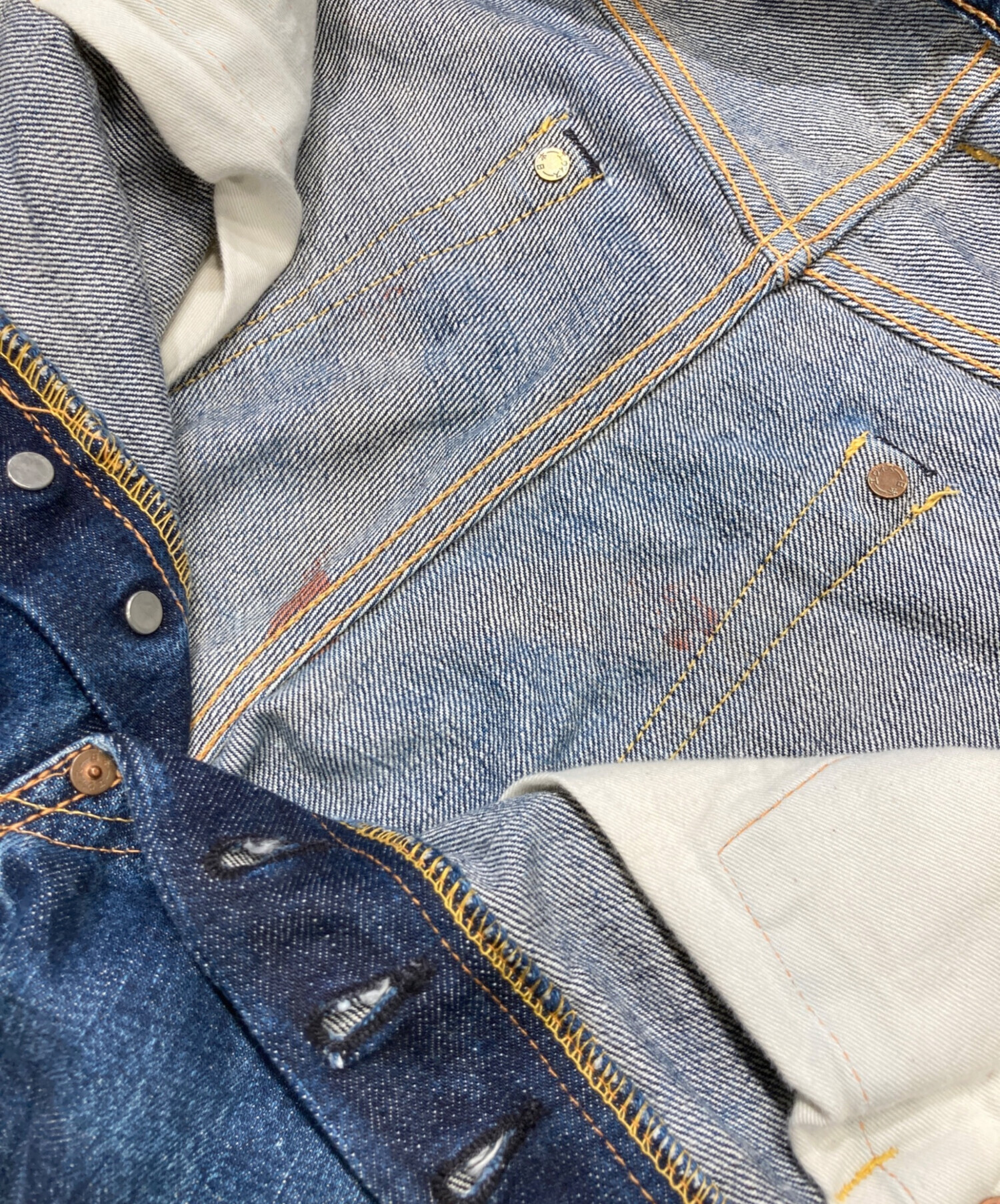中古・古着通販】EVISU (エヴィス) 2000ビッグカモメデニムパンツ