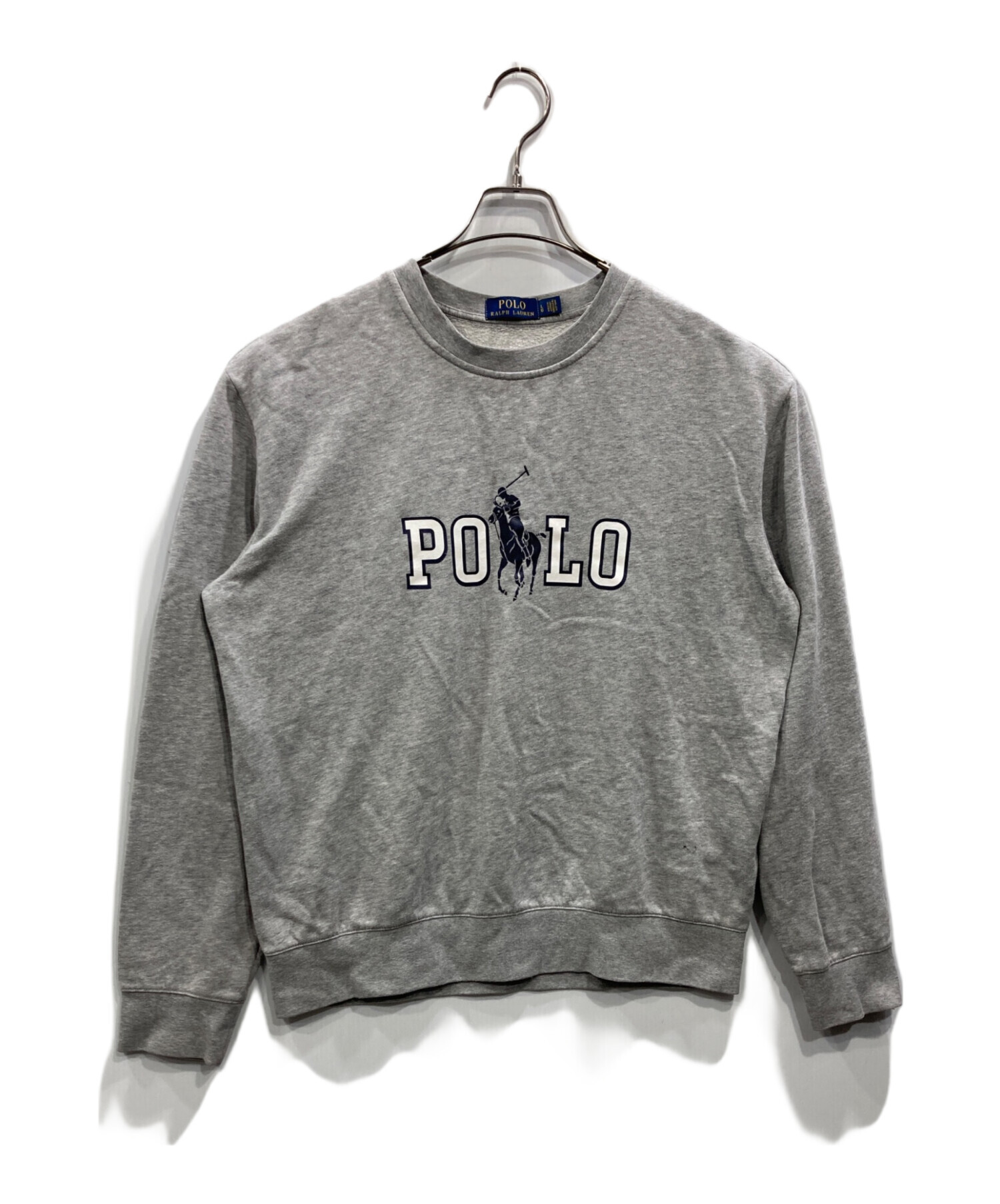 Ralph Lauren ラルフローレン　グレー トレーナー 中古・古着通販】POLO RALPH LAUREN (ポロ・ラルフローレン) POLO