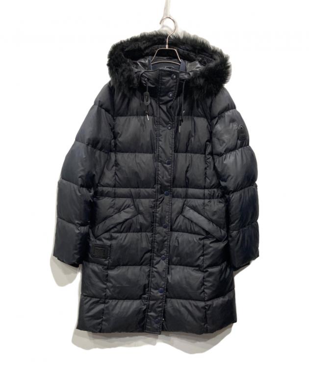 中古・古着通販】COACH (コーチ) ファー付ダウンコート ブラック