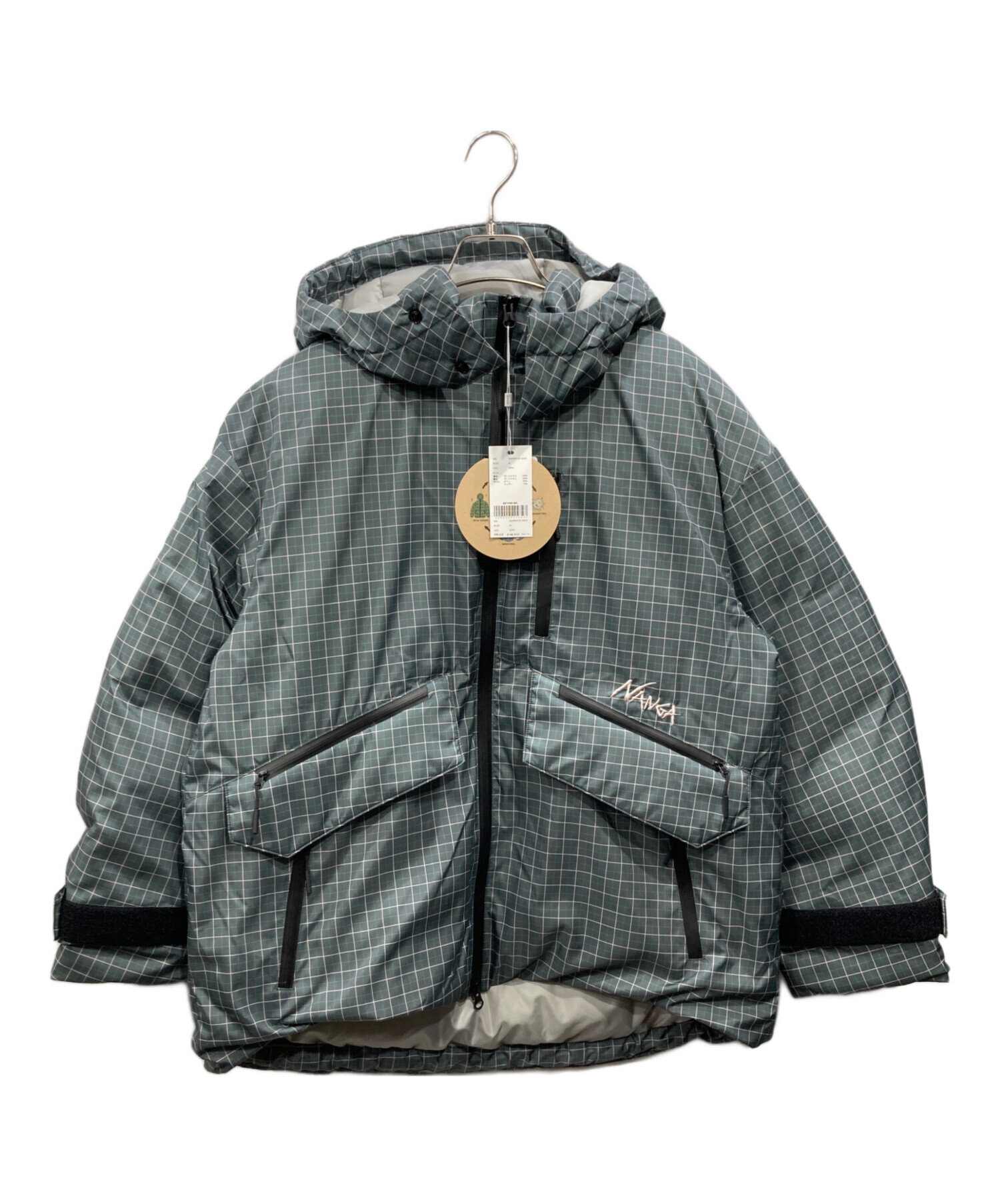 【セール】タグ付きNANGA×Ameri POCKET DOWN COAT 中古・古着通販】NANGA (ナンガ) AMERI (アメリ) POCKET CHECK DOWN