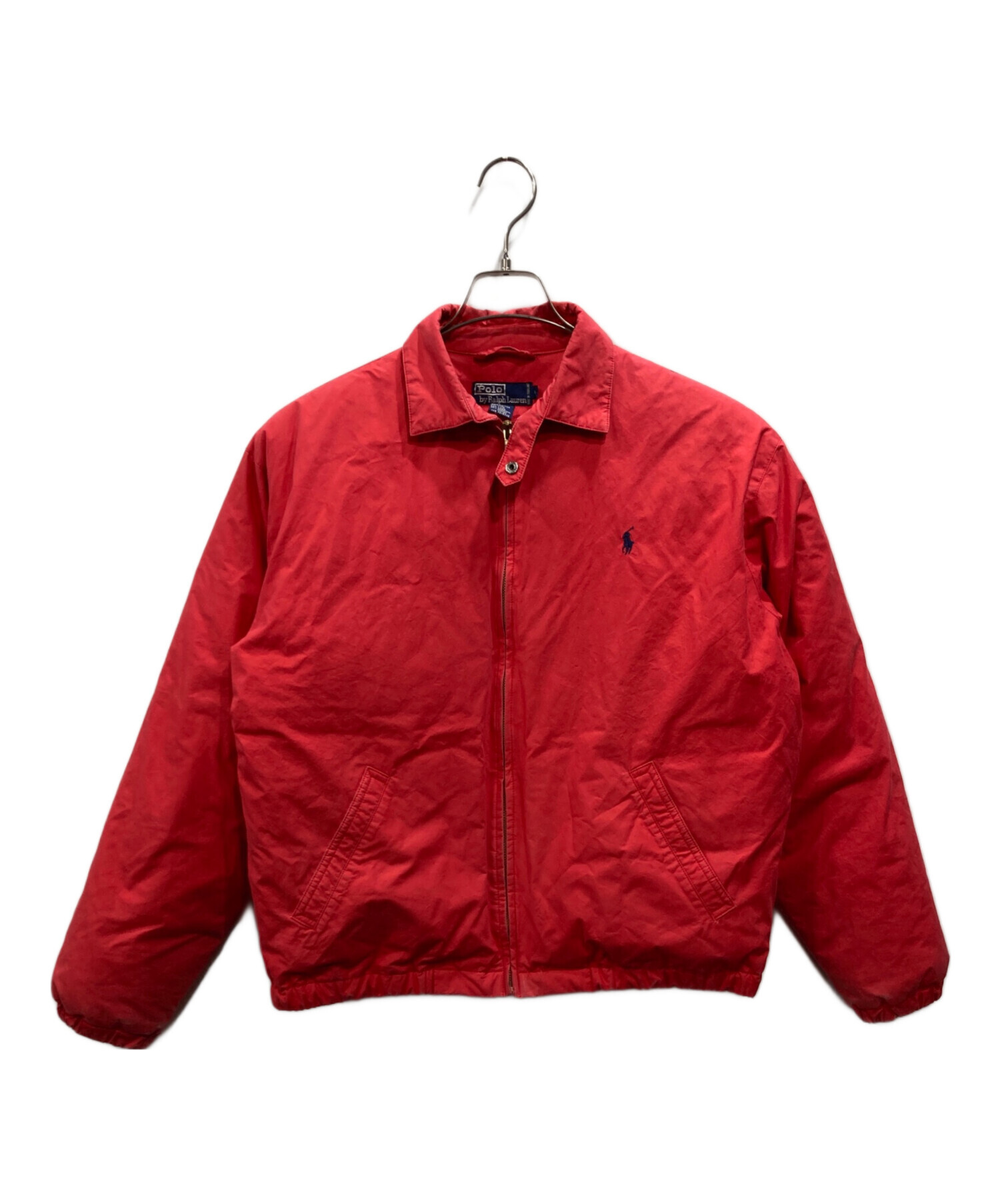RALPH LAUREN ワインレッド ダウン M ワッペン付 メンズ古着 中古・古着通販】POLO RALPH LAUREN (ポロ・ラルフローレン) ダウン