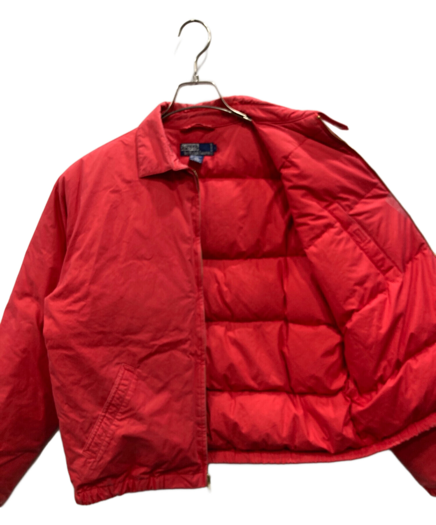 RALPH LAUREN ワインレッド ダウン M ワッペン付 メンズ古着 中古・古着通販】POLO RALPH LAUREN (ポロ・ラルフローレン) ダウン