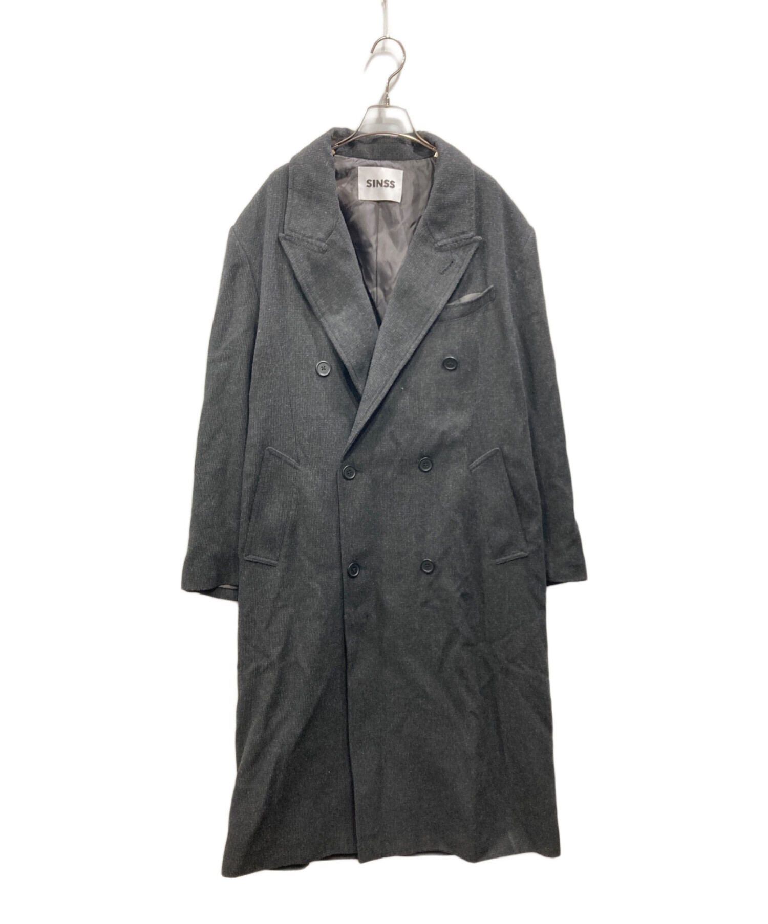 中古・古着通販】SINSS (シンス) Classic Wool Blend Tweed Coat