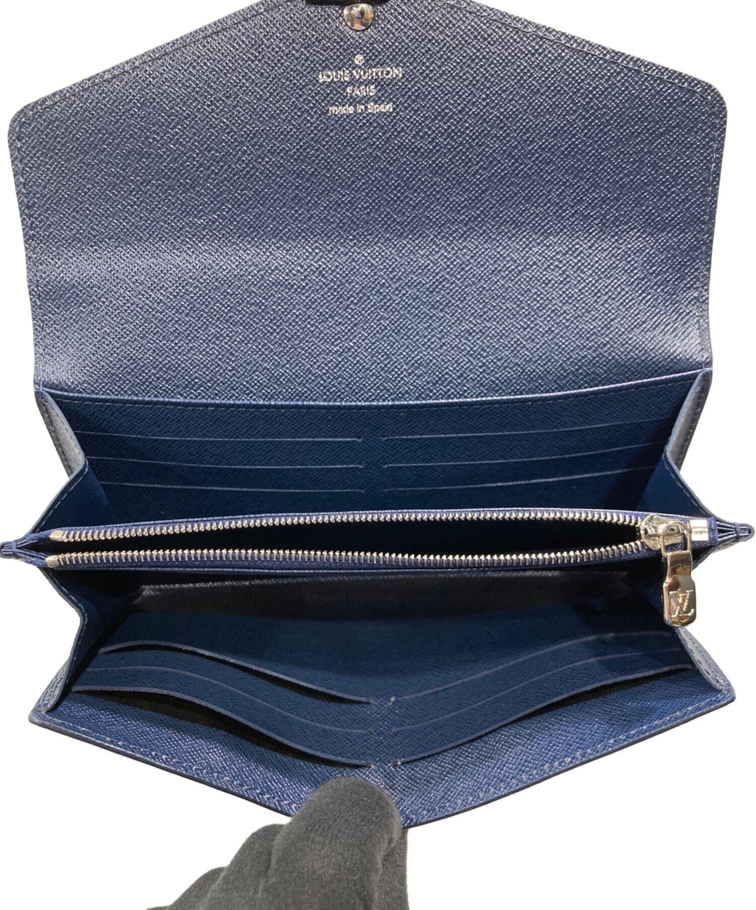 中古・古着通販】LOUIS VUITTON (ルイ ヴィトン) 長財布 ネイビー
