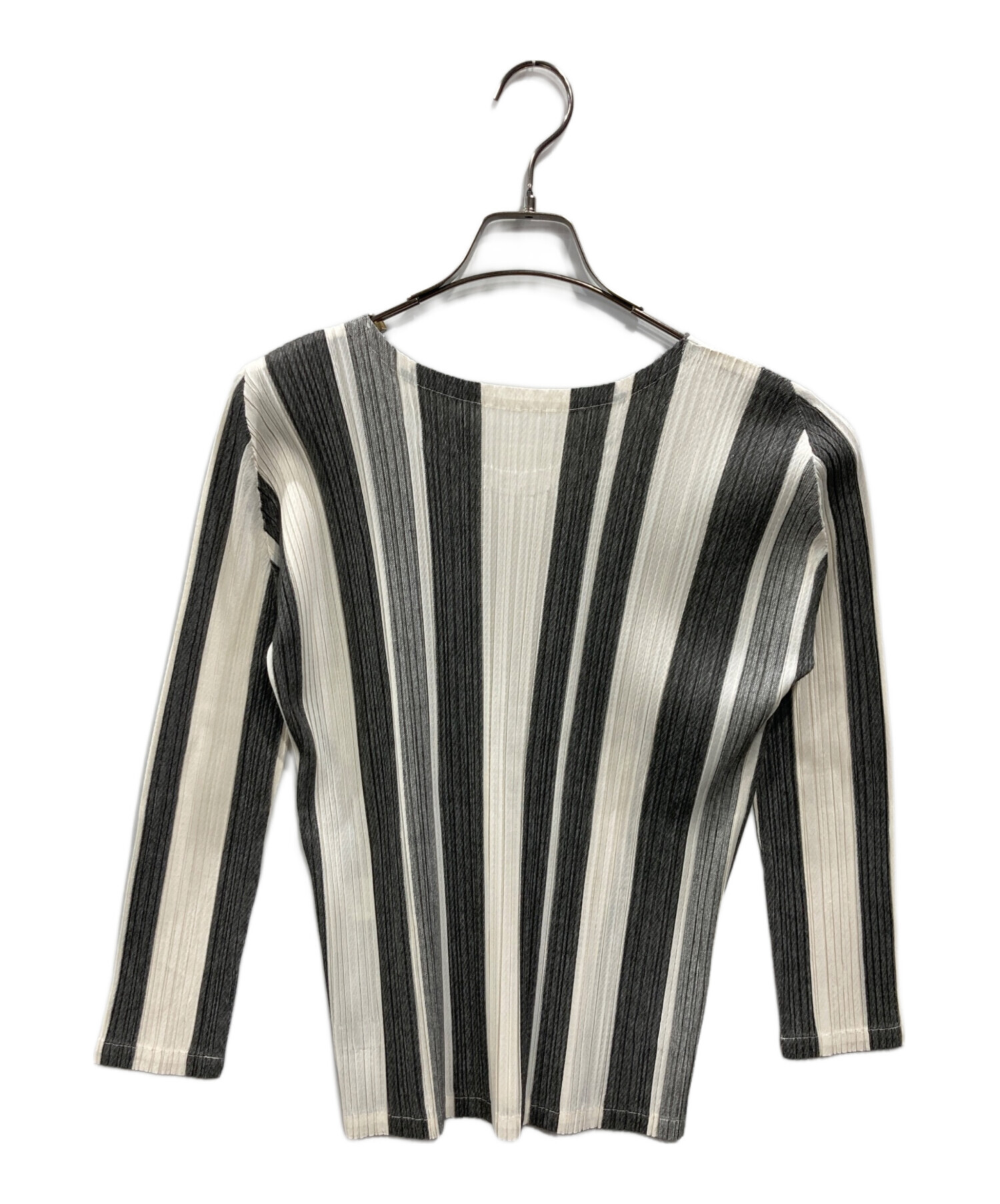 PLEATS PLEASE トップス　カットソー　ストライプ 中古・古着通販】PLEATS PLEASE (プリーツプリーズ) ランダム