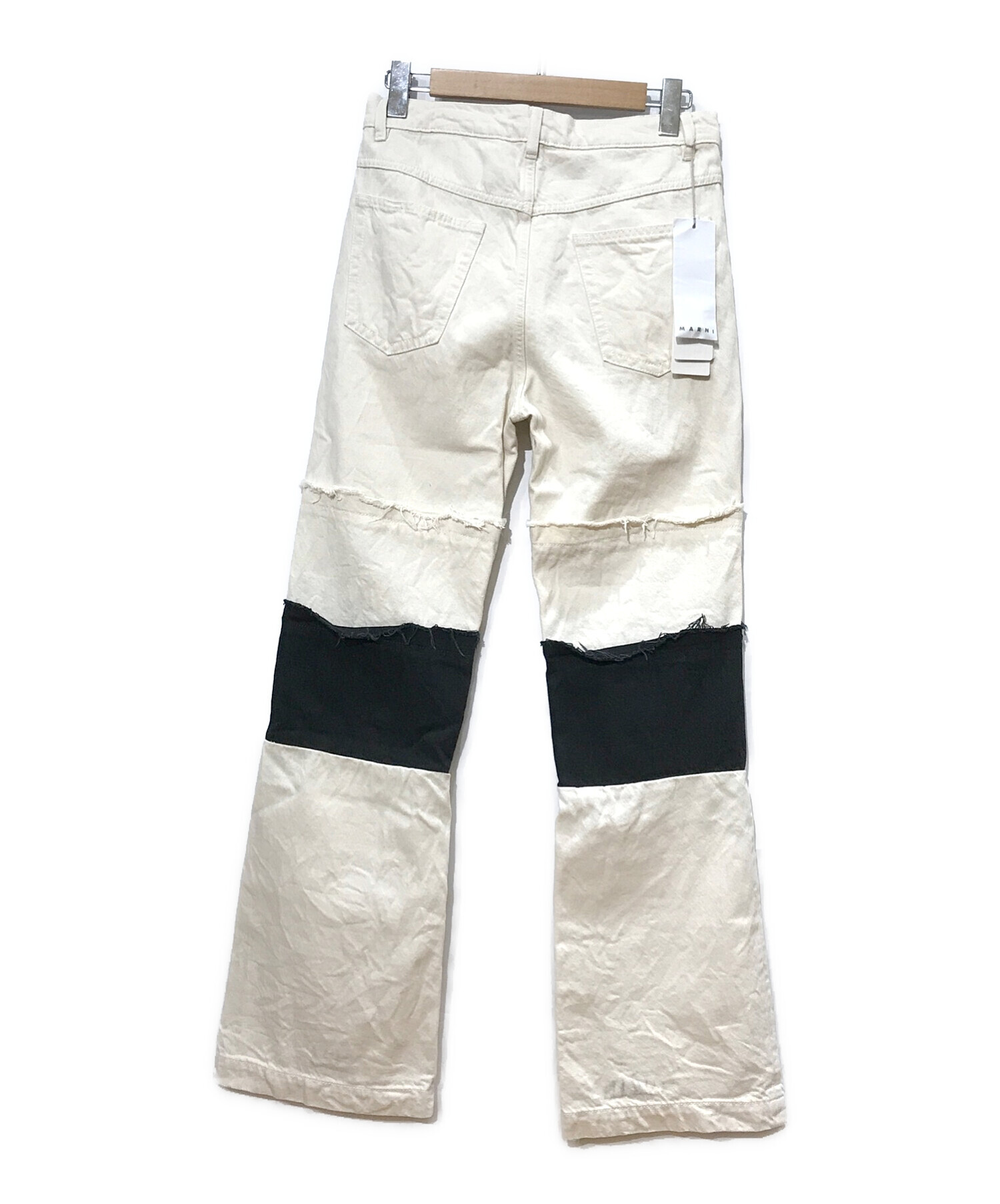 中古・古着通販】MARNI (マルニ) チェンジングニー フレアデニムパンツ 