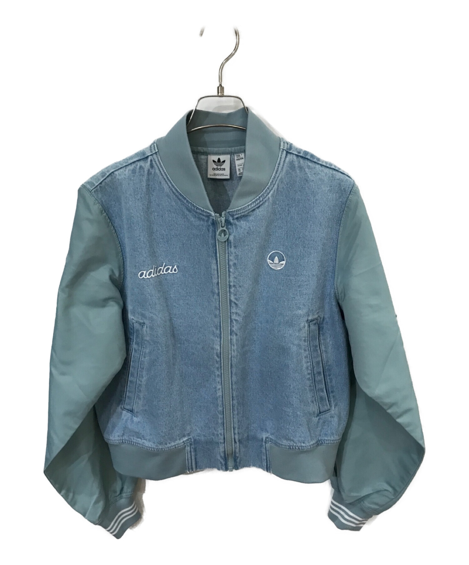 激レアadidas originals カレッジ デニムジャケット　2XL 中古・古着通販】adidas (アディダス) カレッジ デニムジャケット