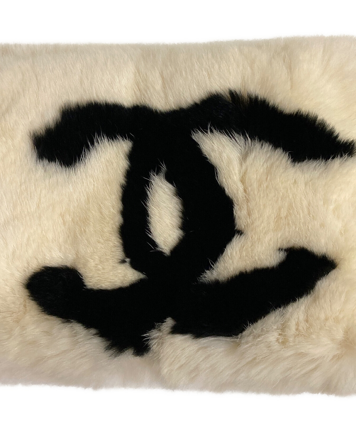 中古・古着通販】CHANEL (シャネル) ココマークラビットファーティ