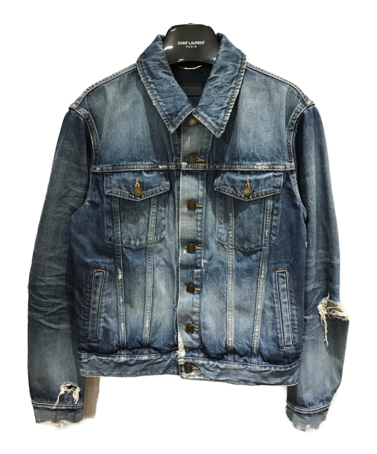 中古・古着通販】Saint Laurent Paris (サンローランパリ) デストロイ 