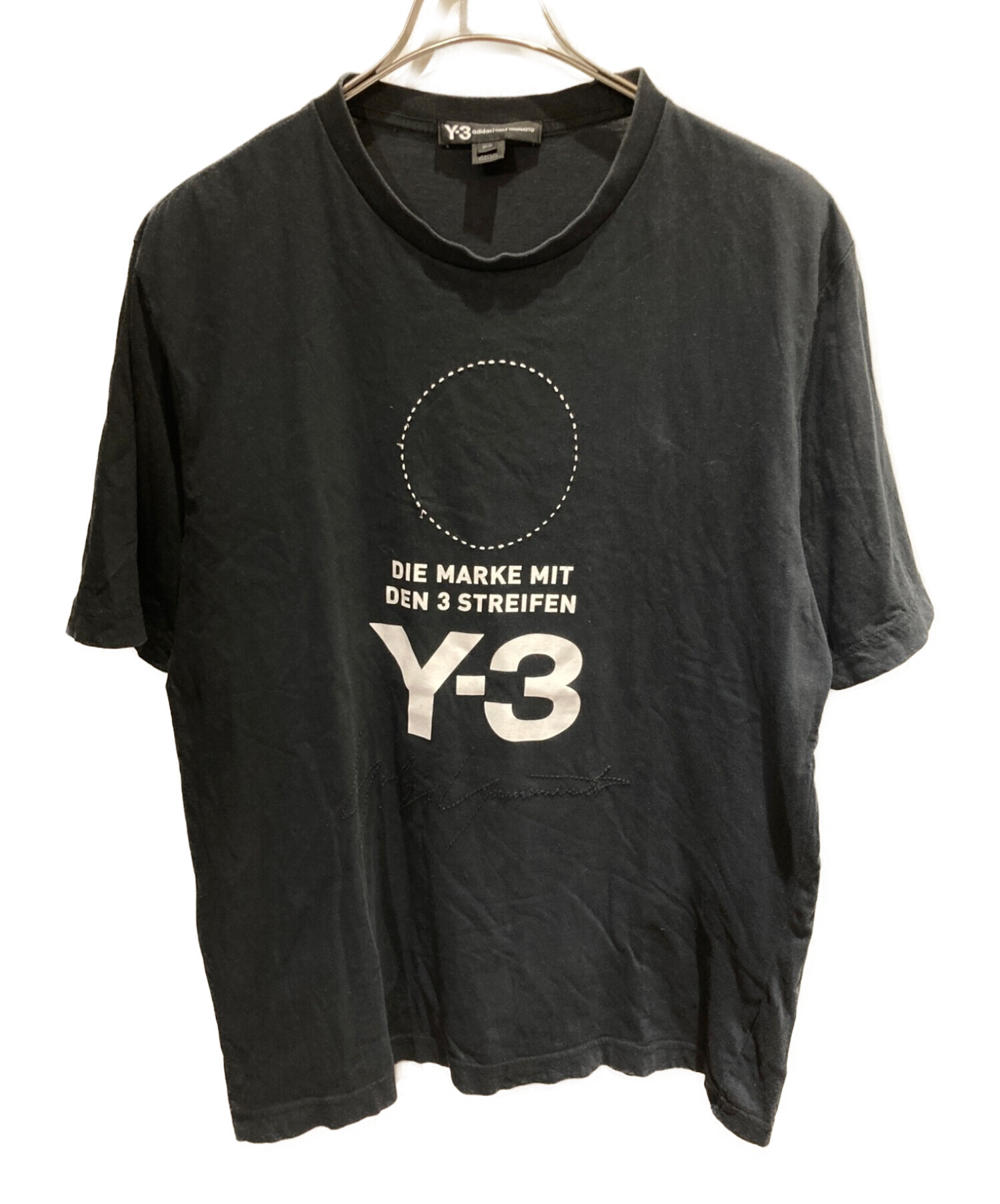 Y-3 ワイスリー Tシャツ・カットソー XS 黒 【古着】【中古】【送料無料】 Y-3 - Y-3 ワイスリー Tシャツ・カットソー S 黒 【古着】【中古