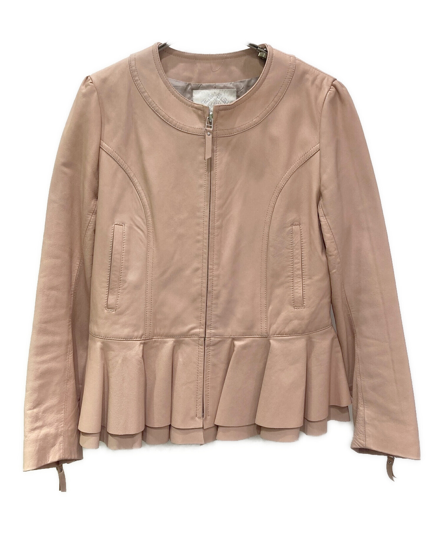 chesty チェスティ フリルレザージャケット 【公式通販】