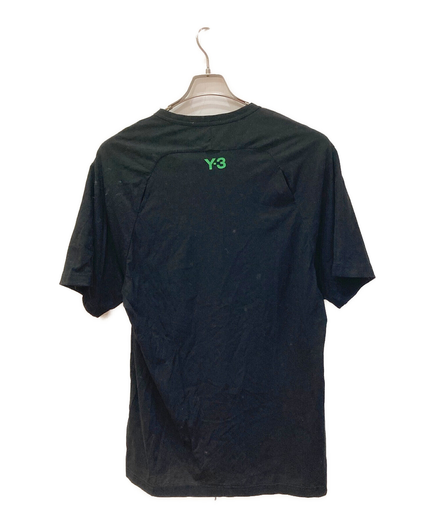 中古・古着通販】Y-3 (ワイスリー) バックロゴTシャツ ブラック サイズ 