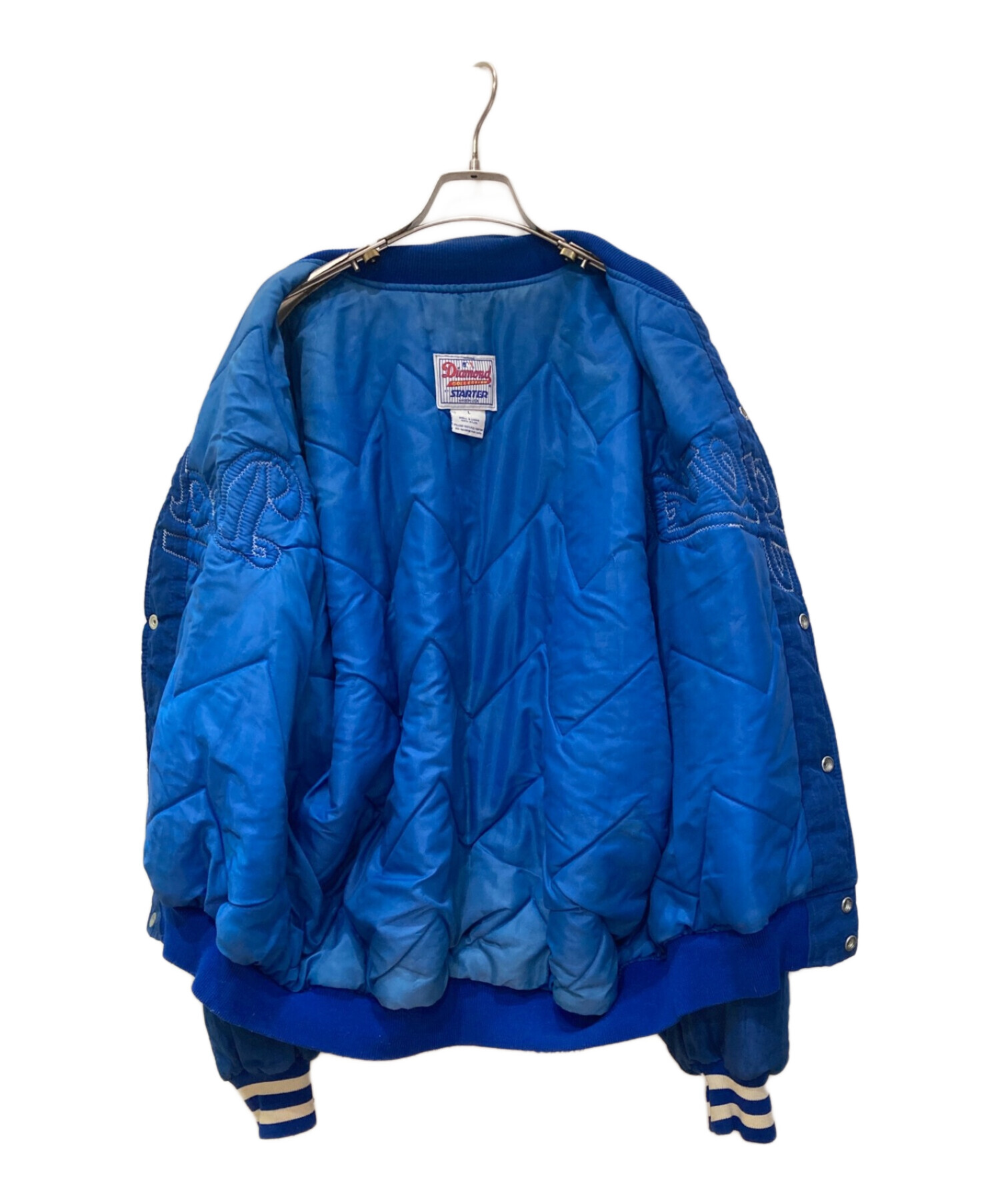 中古・古着通販】STARTER (スターター) 90sスタジャン ブルー サイズ:L