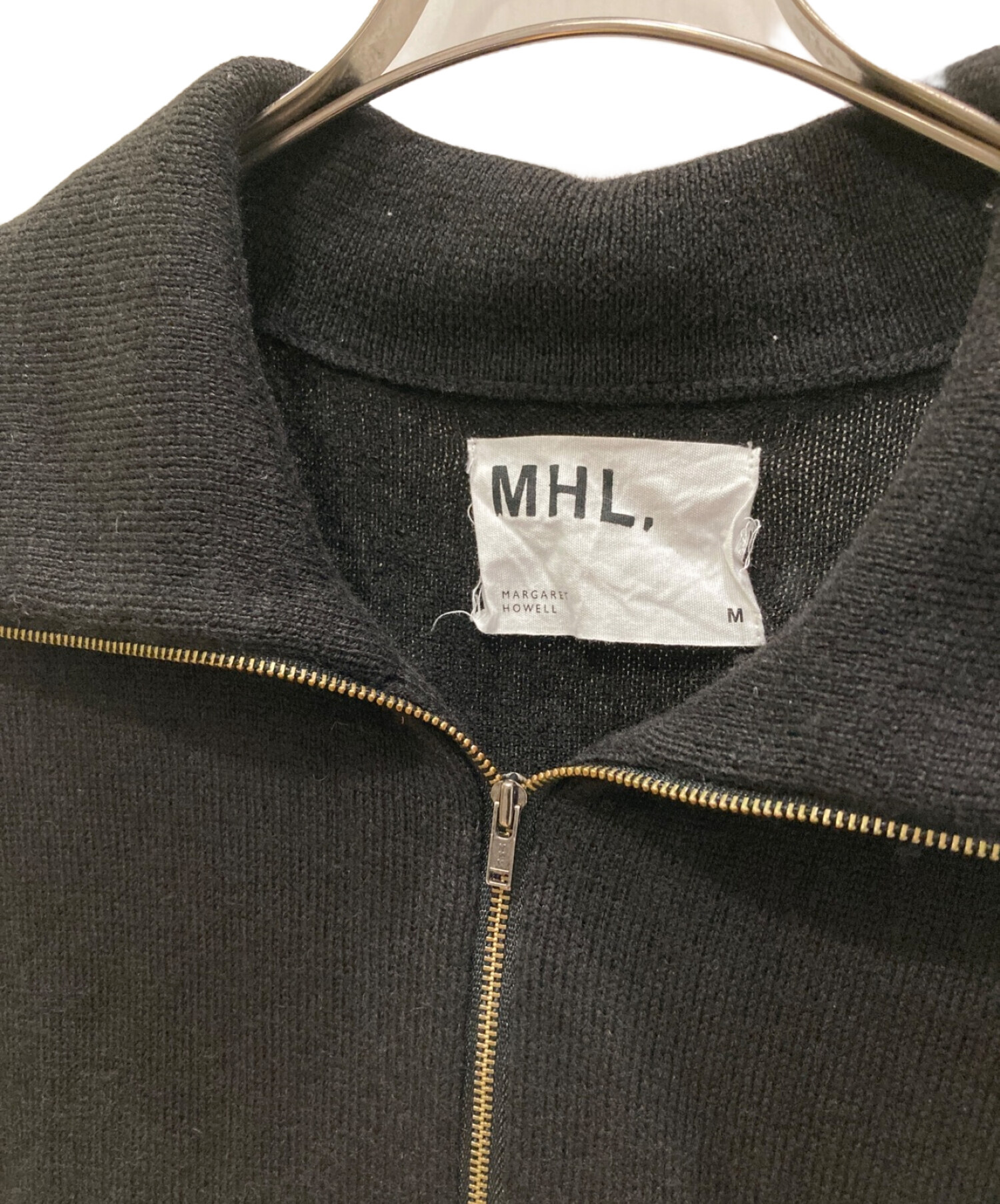 中古・古着通販】MHL (エムエイチエル) ハーフジップニットセーター
