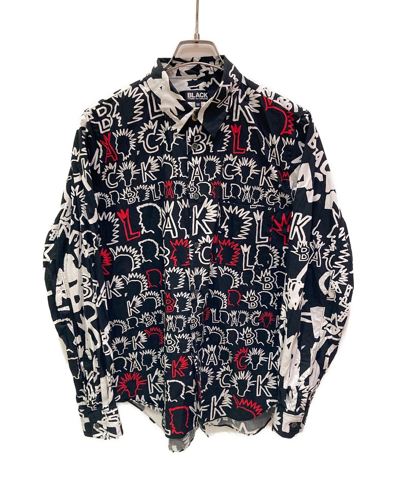 BLACK COMME des GARCONS 柄シャツ