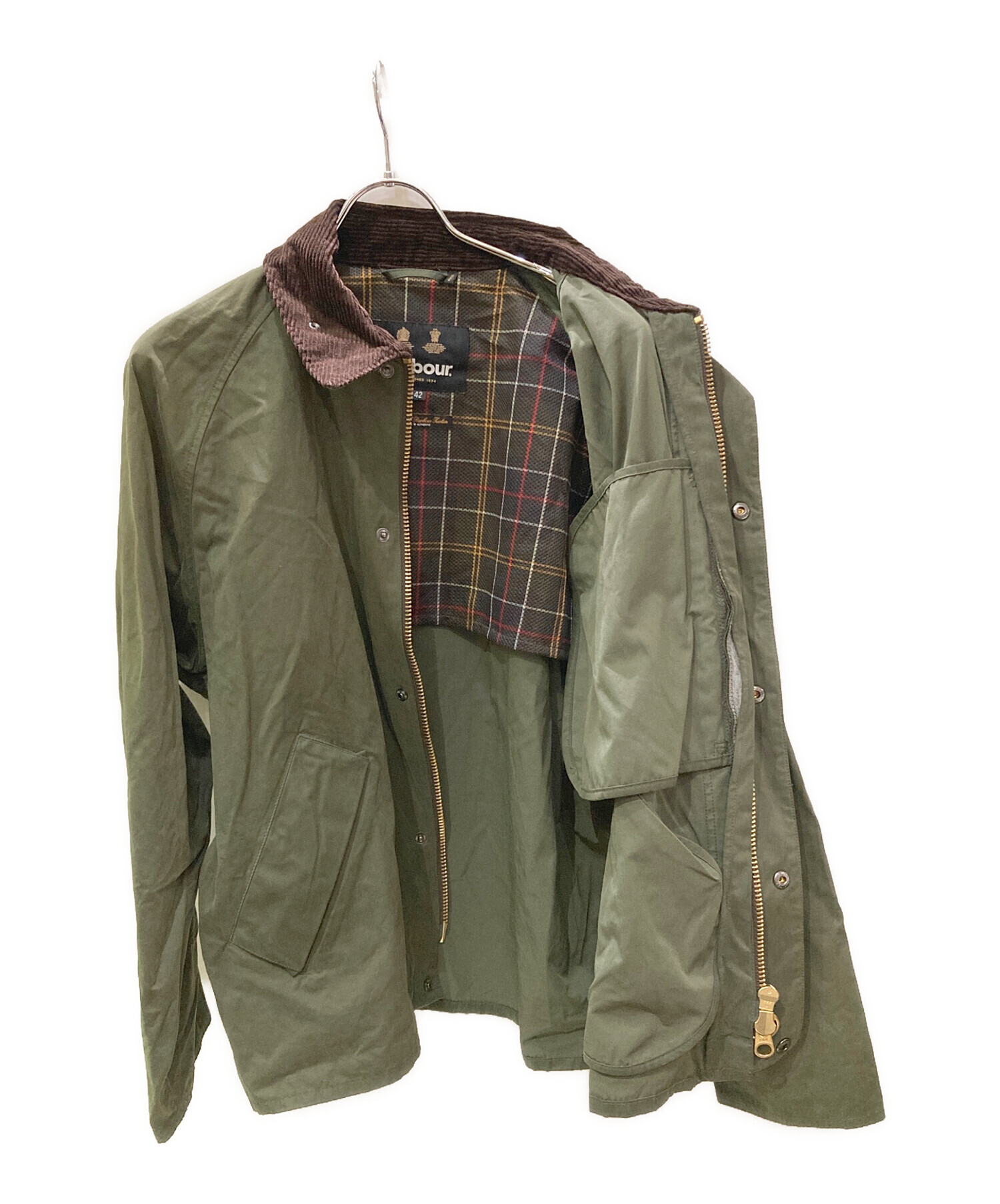 新品 Barbour バブアー TRANSPORT ピーチスキン 38 グリーン 新品 Barbour バブアー TRANSPORT ピーチスキン 38 グリーン Barbour