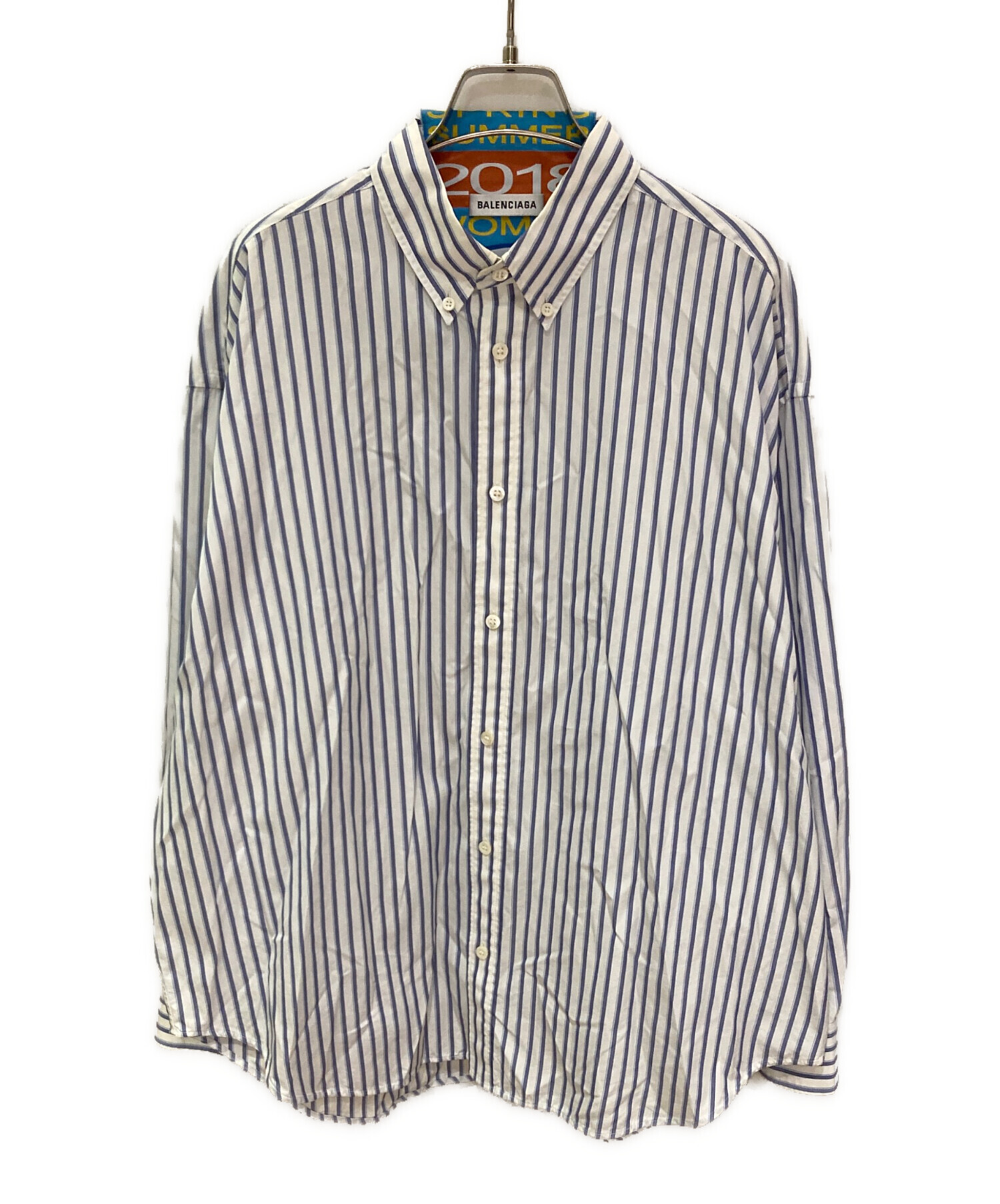 BALENCIAGA バレンシアガ ストライプシャツ 36