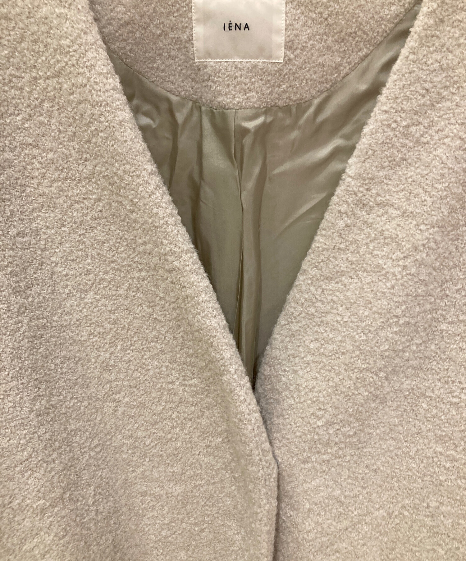 中古・古着通販】IENA (イエナ) ウールリングツィードコート