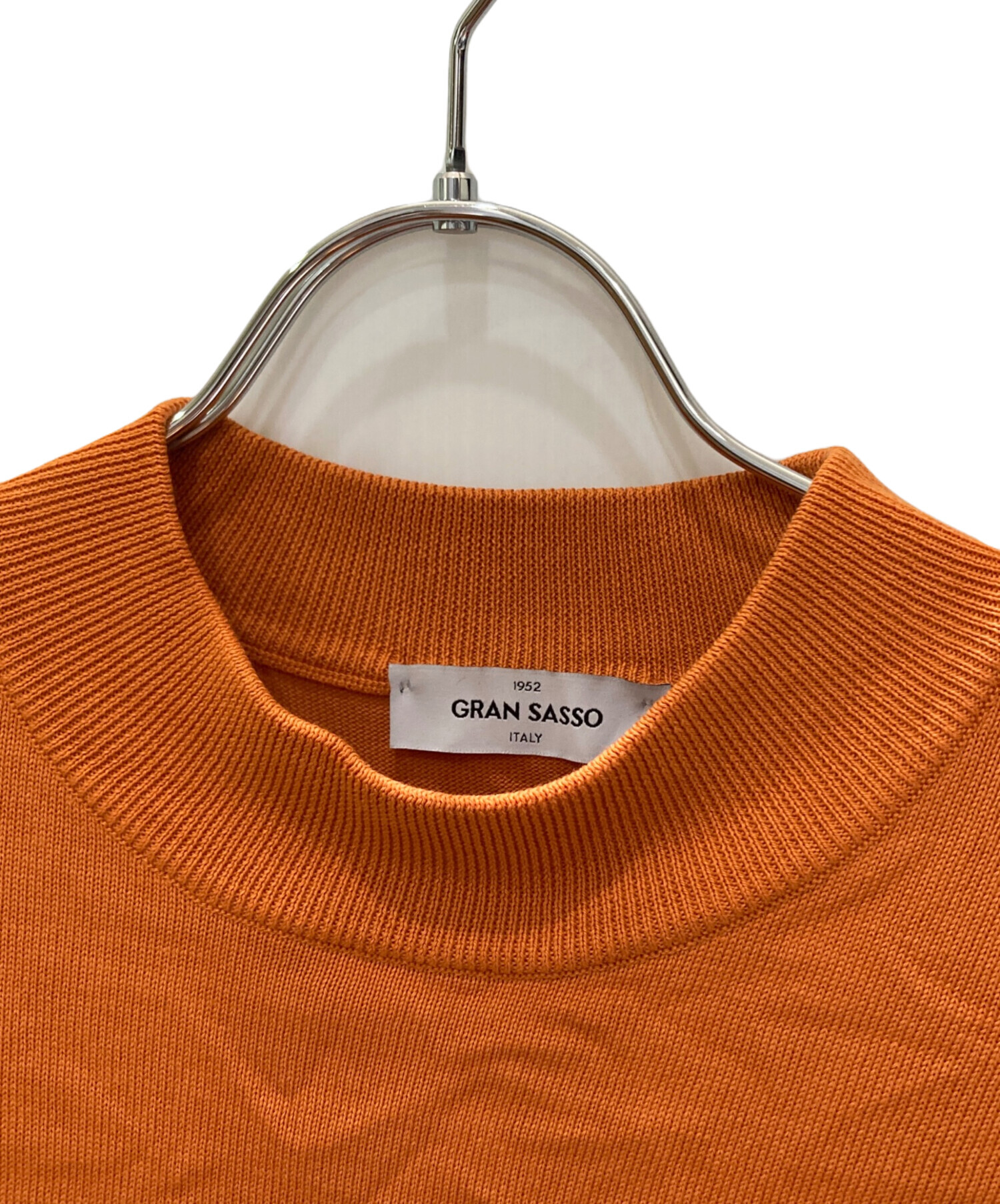 中古・古着通販】GRAN SASSO (グランサッソ) ハイゲージニットTシャツ 