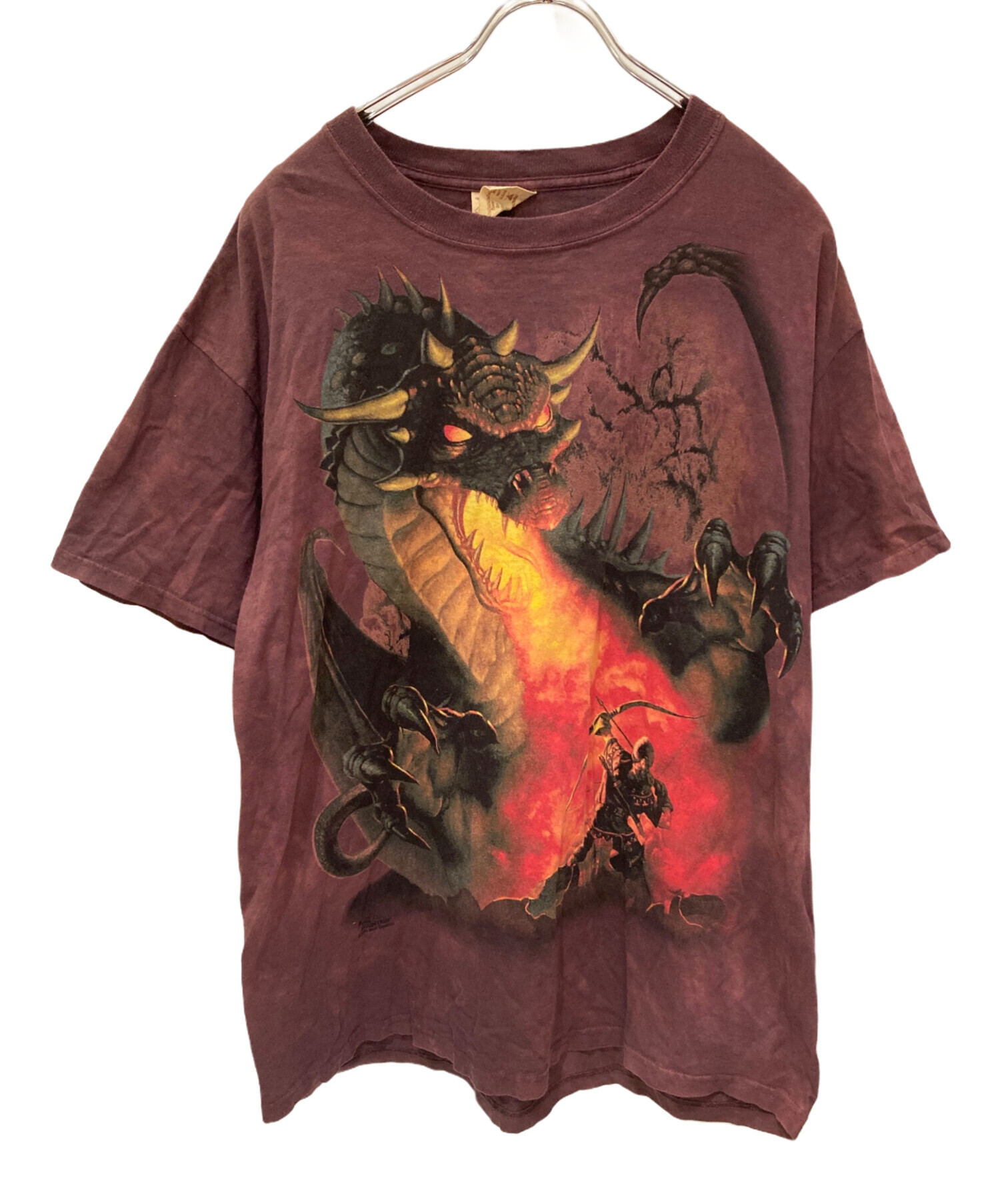 中古・古着通販】the mountain (ザマウンテン) ドラゴンプリントT