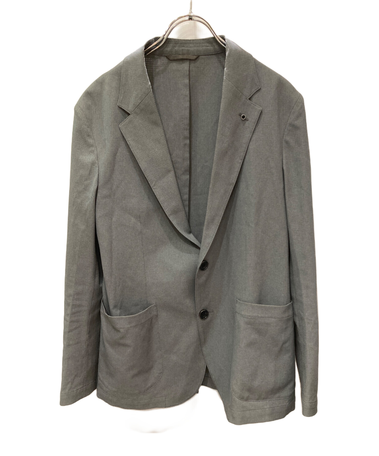 中古・古着通販】AOURE (アウール) F.DOTTI SETUP JACKET グレー