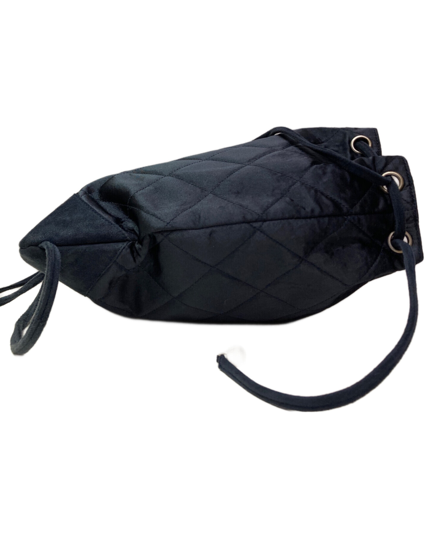 中古・古着通販】CHANEL (シャネル) キルティングバッグ ネイビー