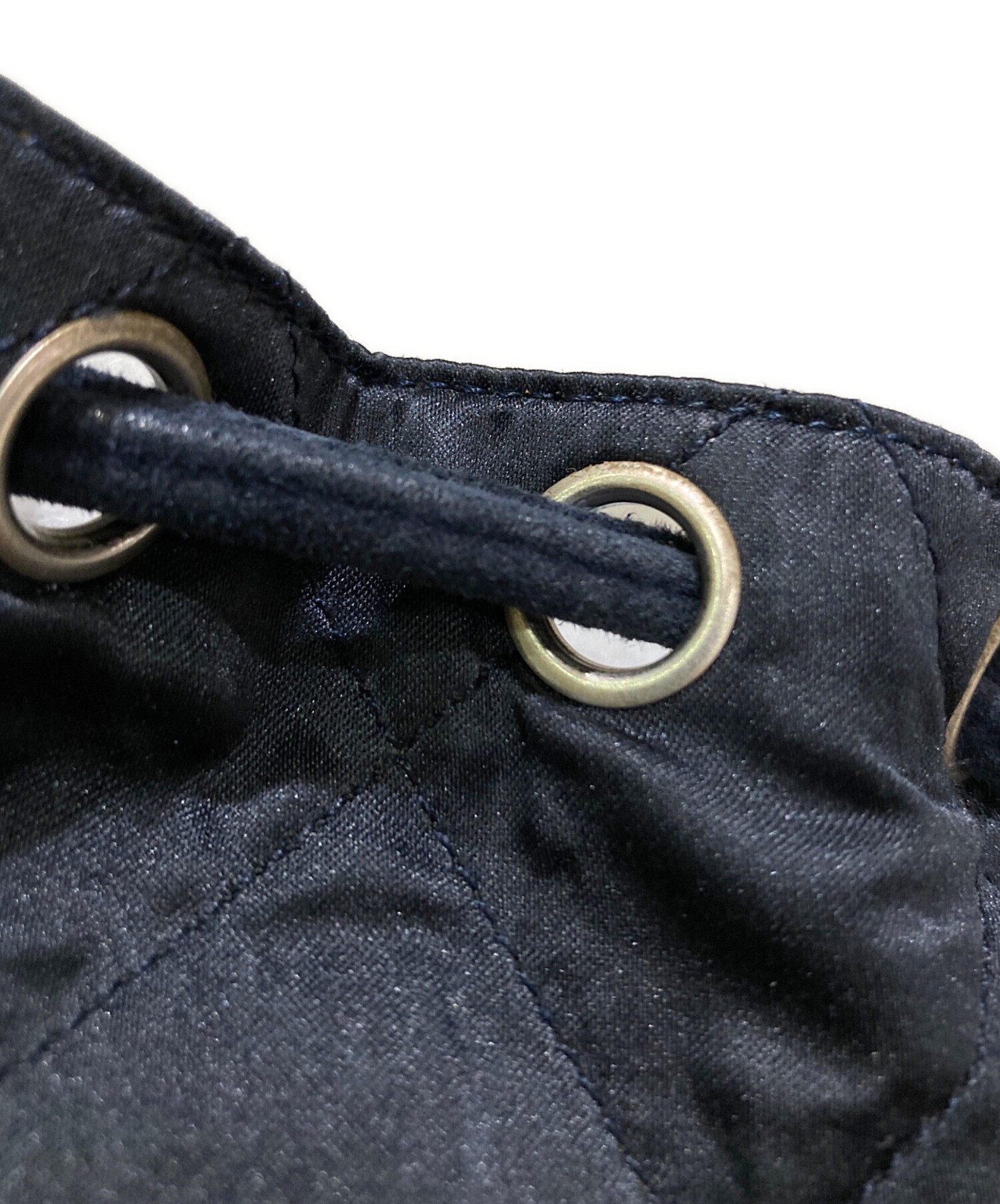 中古・古着通販】CHANEL (シャネル) キルティングバッグ ネイビー