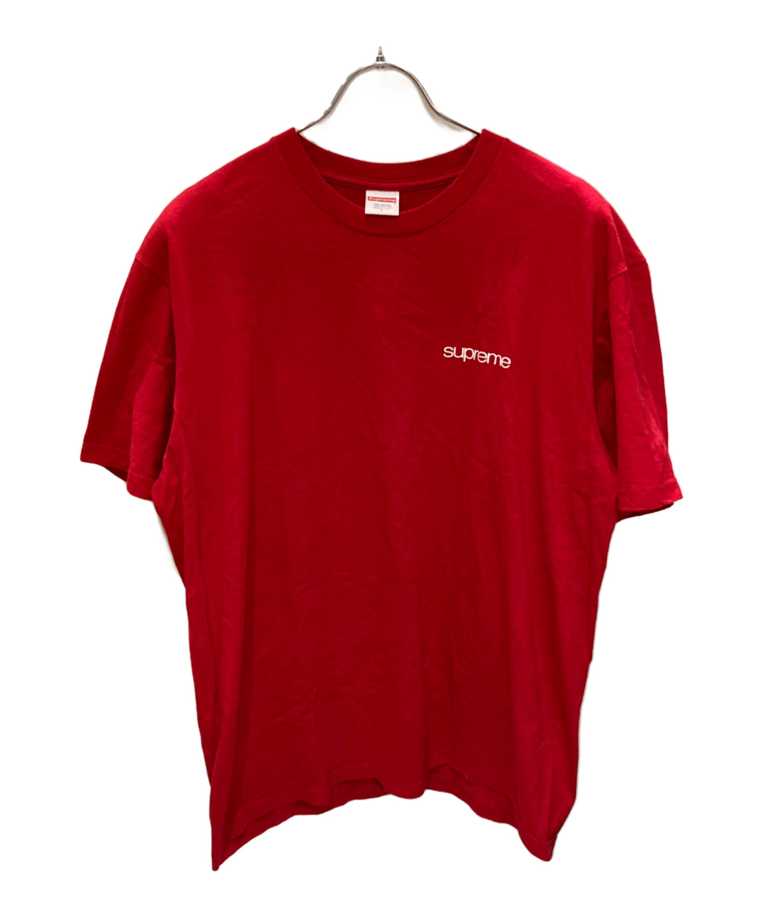 中古・古着通販】SUPREME (シュプリーム) ロゴTシャツ レッド