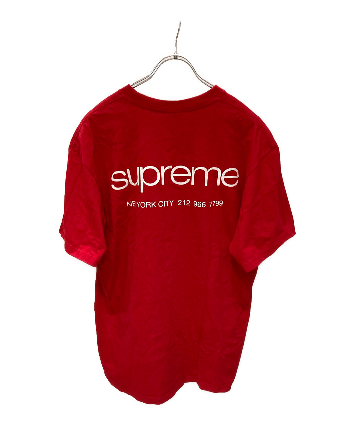 中古・古着通販】SUPREME (シュプリーム) ロゴTシャツ レッド