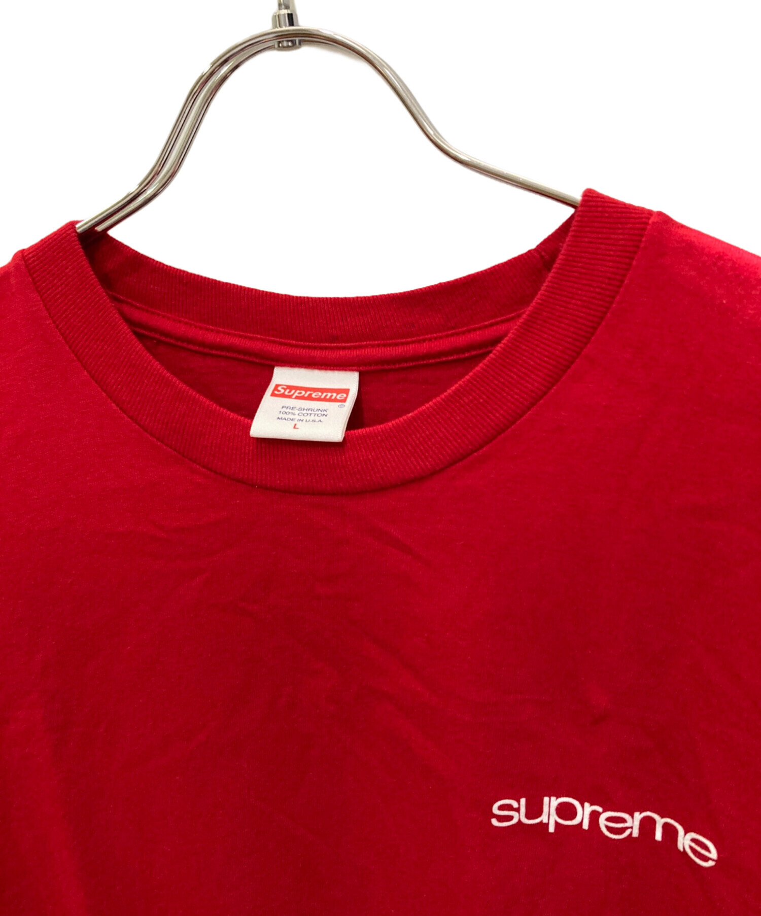 中古・古着通販】SUPREME (シュプリーム) ロゴTシャツ レッド