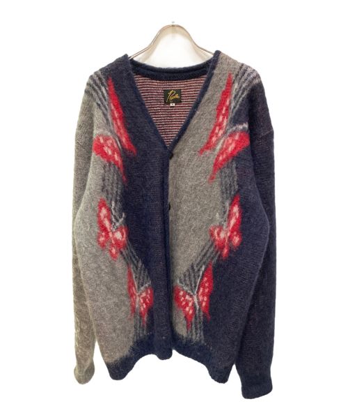 中古・古着通販】Needles (ニードルズ) モヘヤカーディガン ネイビー