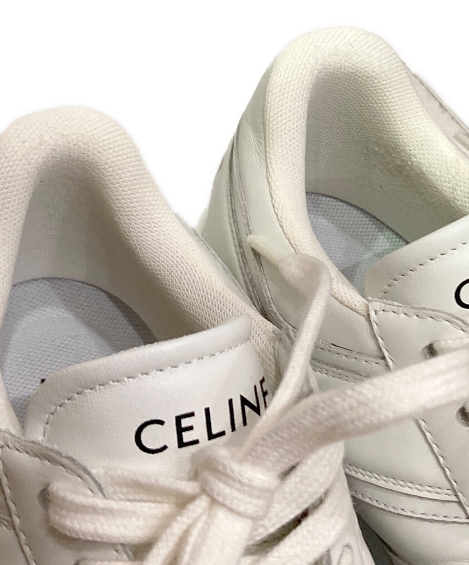 中古・古着通販】CELINE (セリーヌ) ブロックスニーカー ホワイト