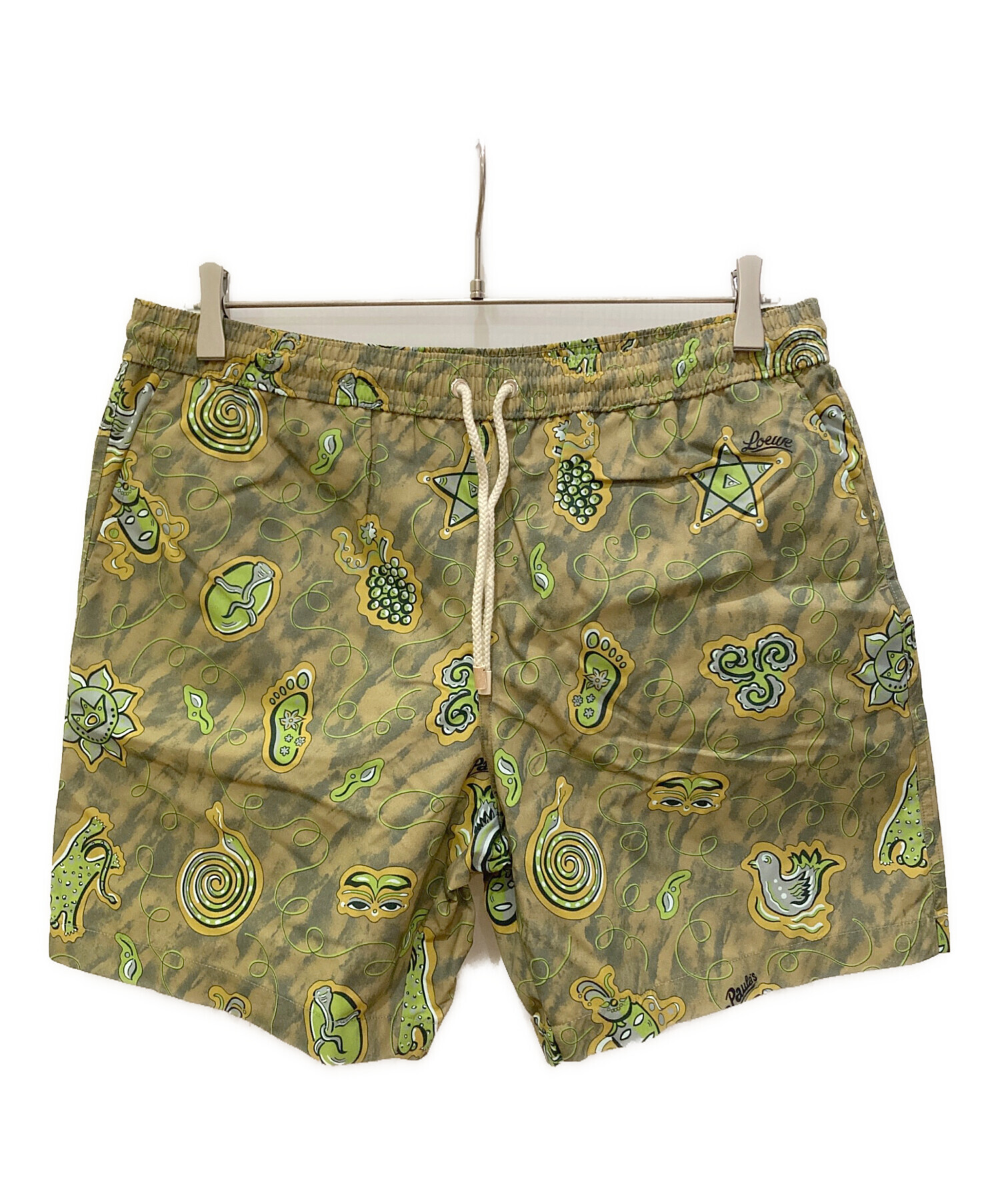 中古・古着通販】LOEWE (ロエベ) ハーフパンツ カーキ サイズ:M 