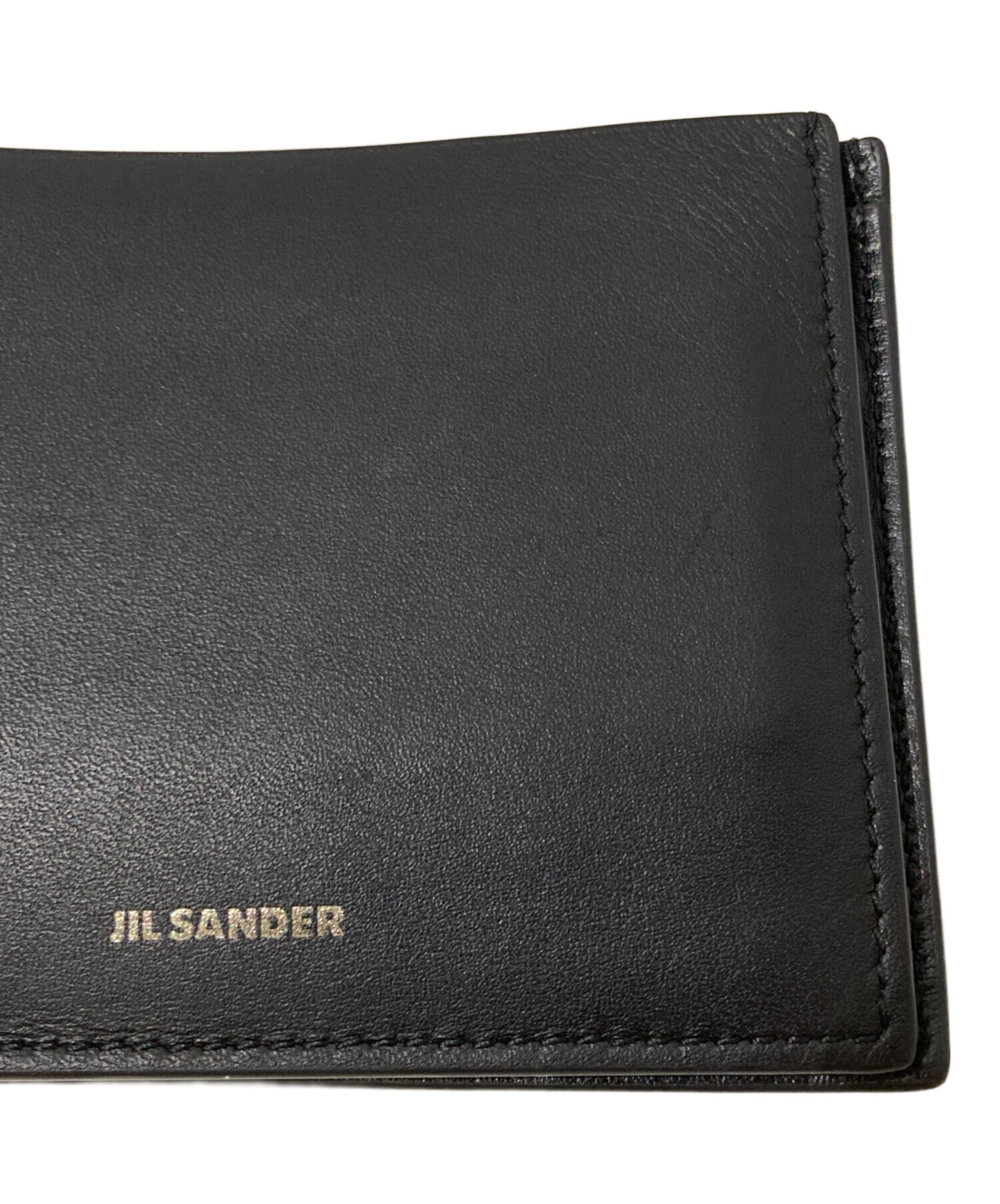 中古・古着通販】JIL SANDER (ジルサンダー) 2つ折り財布 ブラック