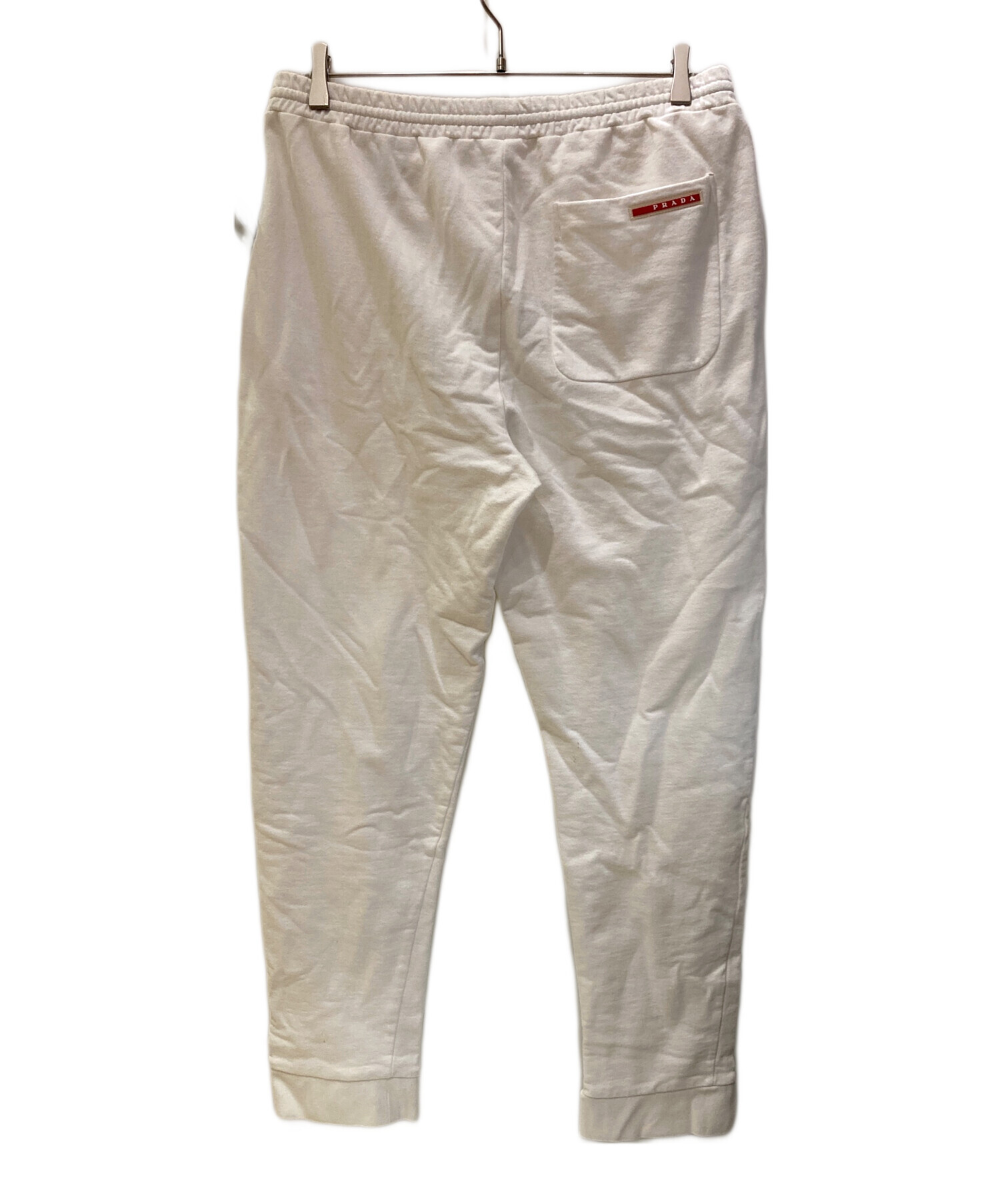 中古・古着通販】PRADA (プラダ) スウェットパンツ ホワイト サイズ:XL
