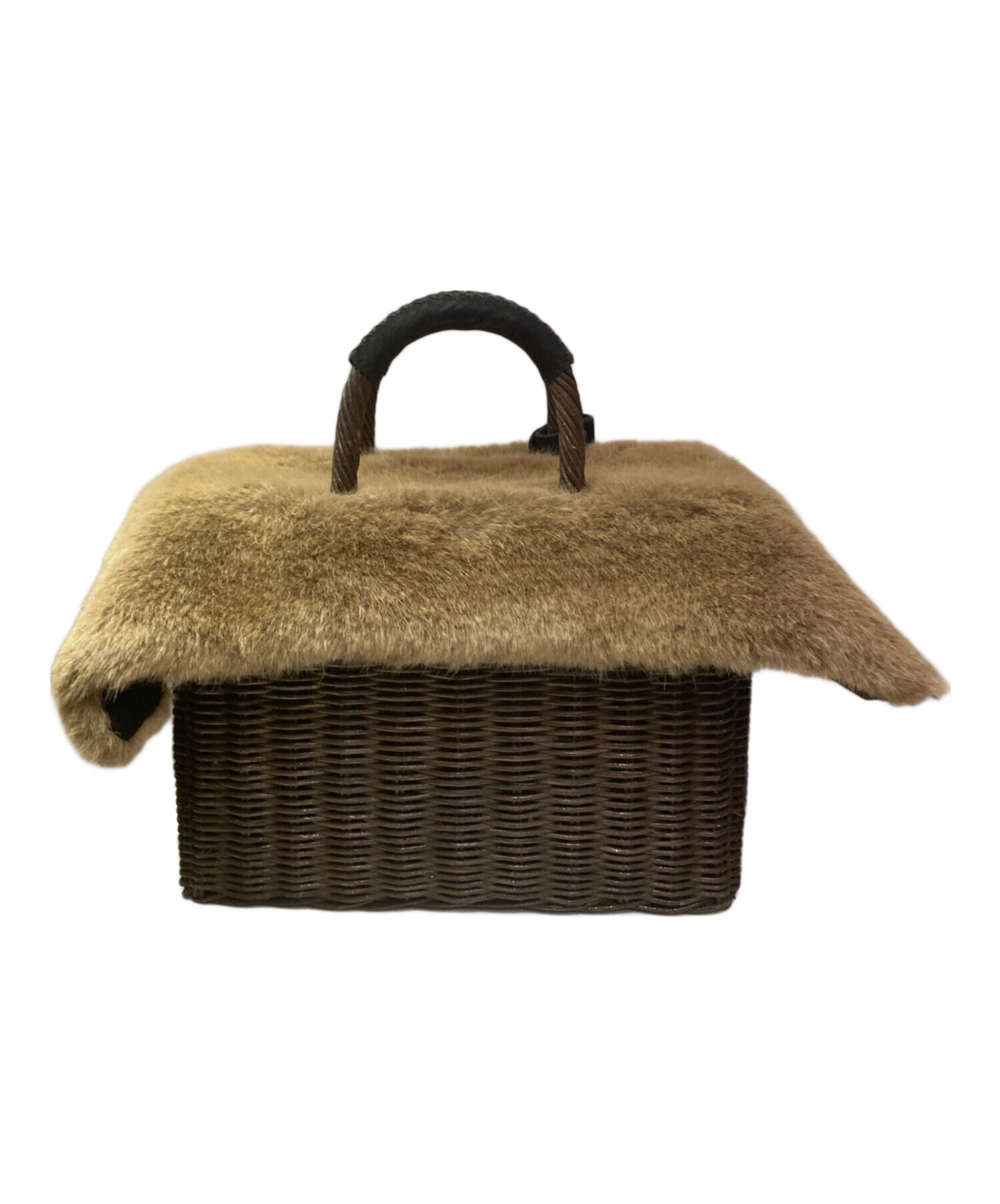 中古・古着通販】The Bagmati (ザバグマティ) カゴバッグ ブラウン 